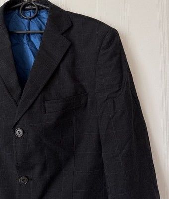 Balmain Balmain Paris Blazer Jacket Black 100%Wool Classic Suit Coat Size 50R - 4 Thumbnail