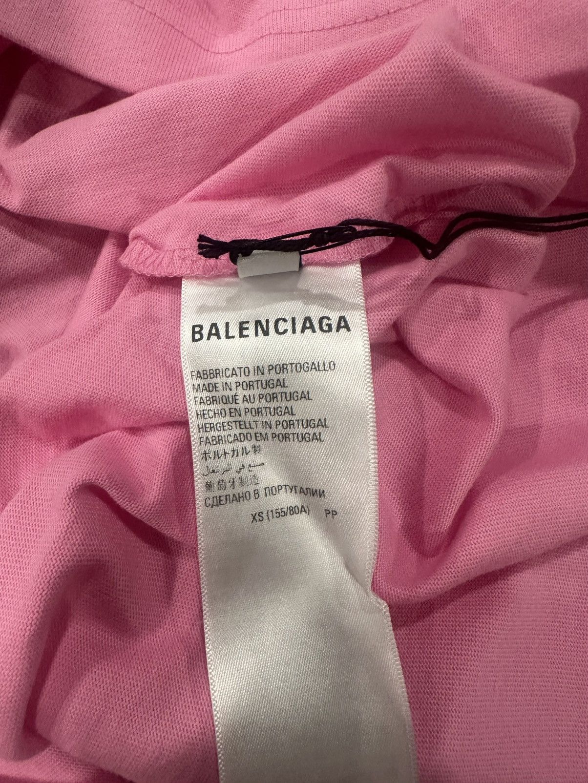 Balenciaga Balenciaga Pink BB TShirt Size US XS / EU 42 / 0 - 6 Thumbnail