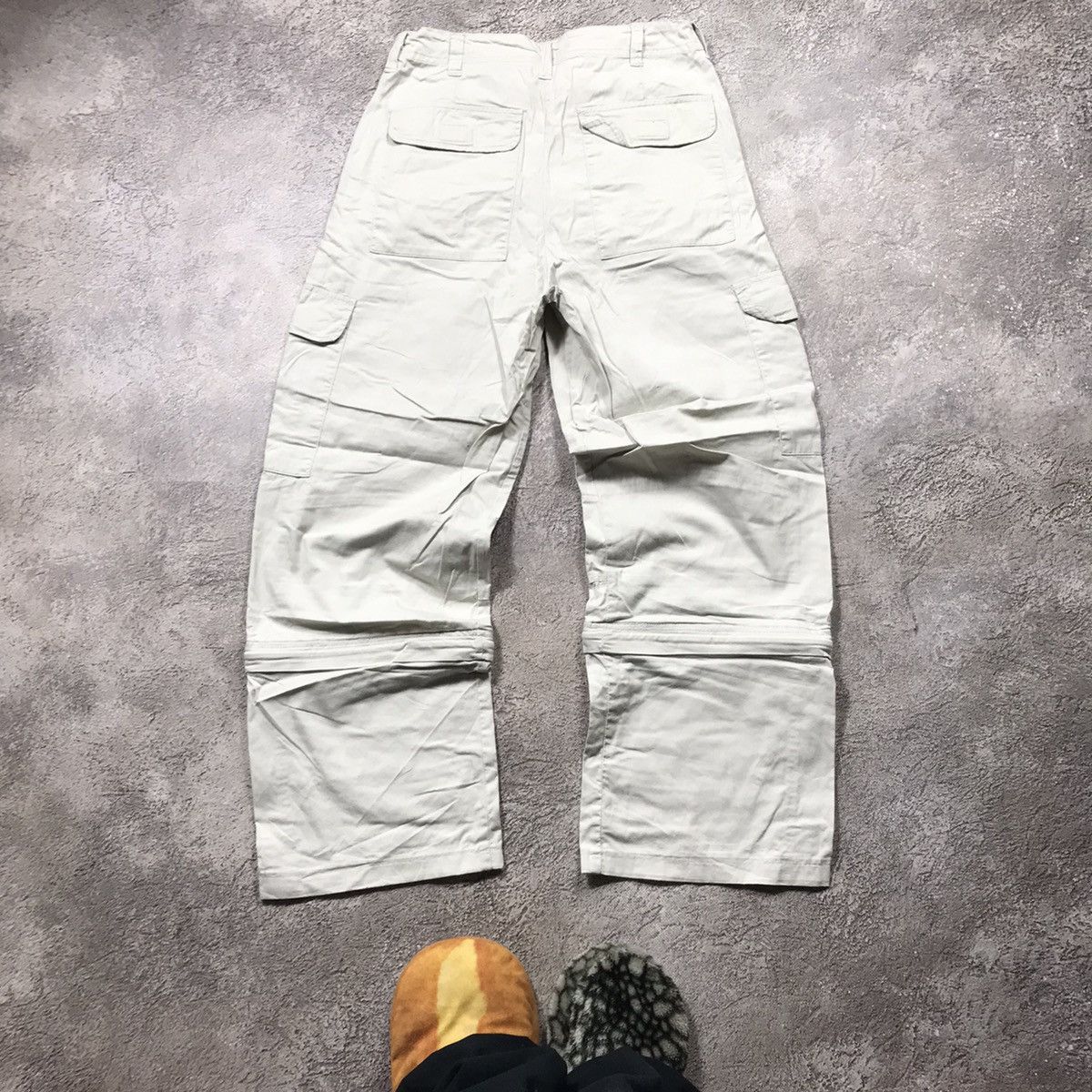 Vintage Vintage 90s Baggy Cargo Pants Distressed Parachute Streetwea Size US 31 - 7 Thumbnail