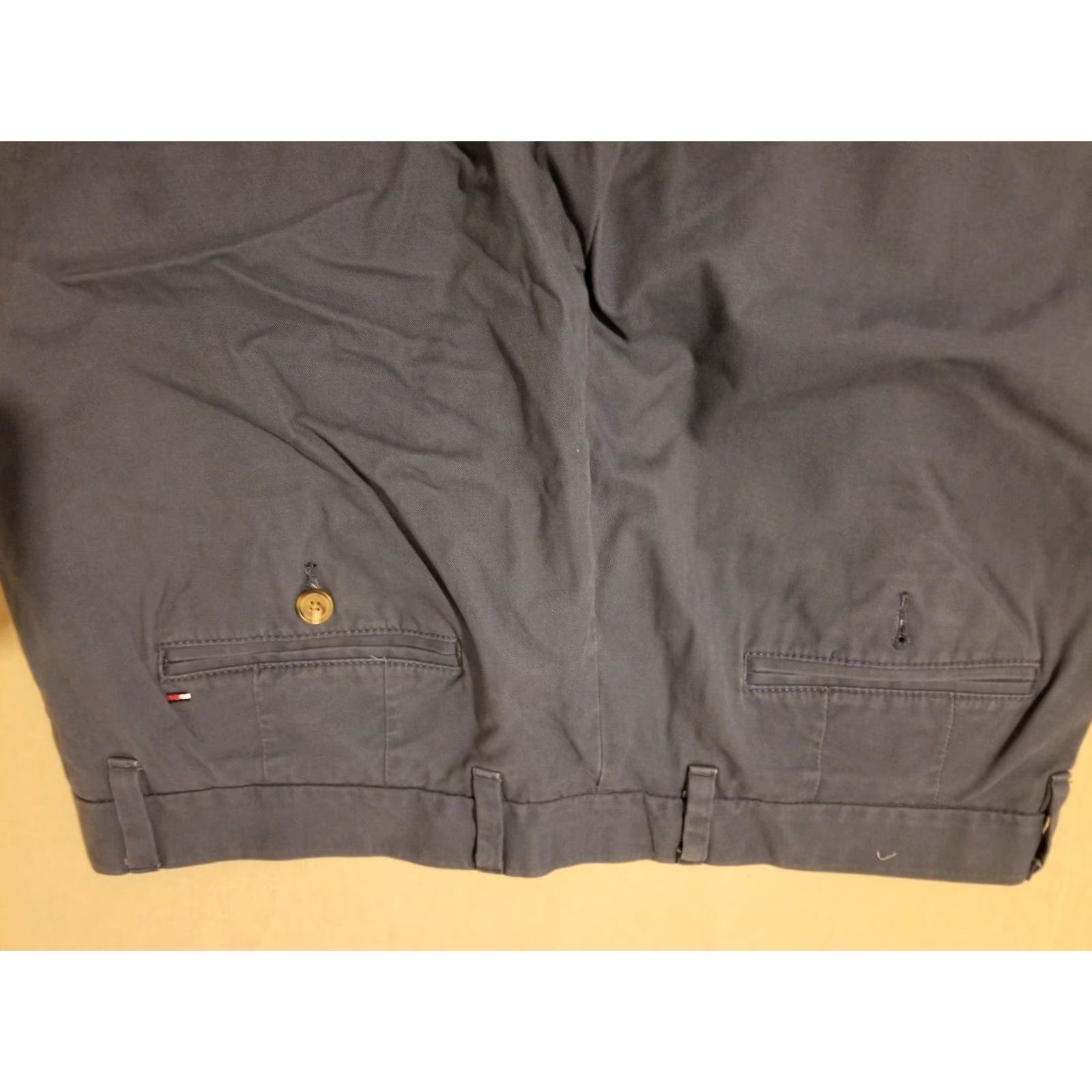 Tommy Hilfiger Mens Tommy Hilfiger Pants Chino Dress Blue 34x34 Slack Khaki Inseam 34 Regular 35x34 Size US 34 / EU 50 - 4 Thumbnail