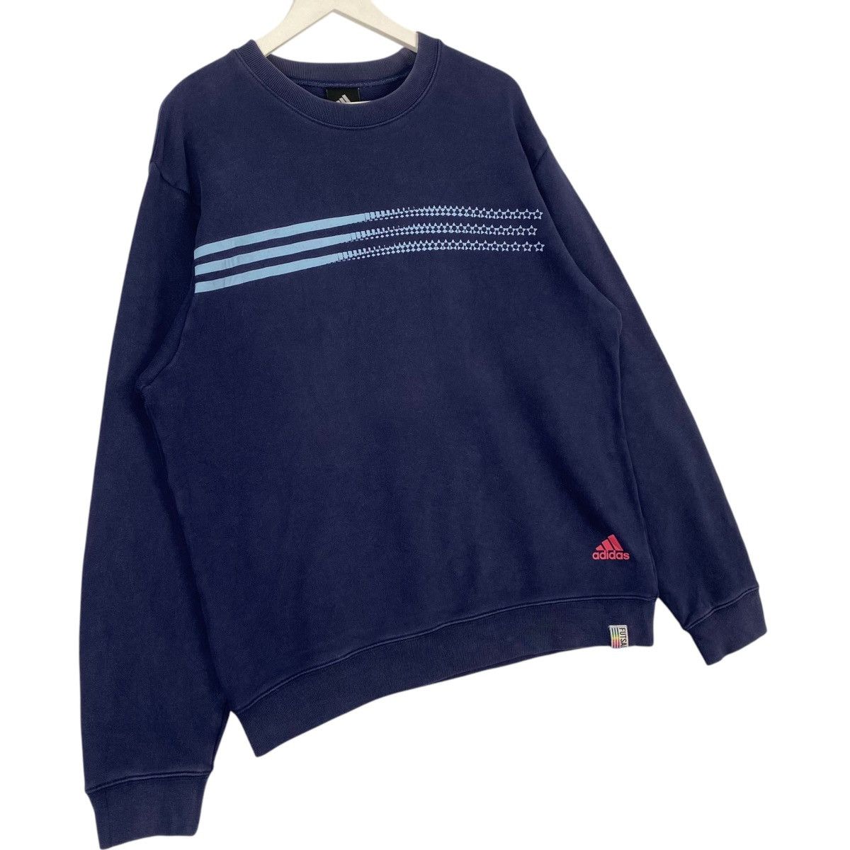 Adidas Vintage Adidas Embroidery Crewneck Sweatshirt Navy Blue Sz M Size US M / EU 48-50 / 2 - 3 Thumbnail