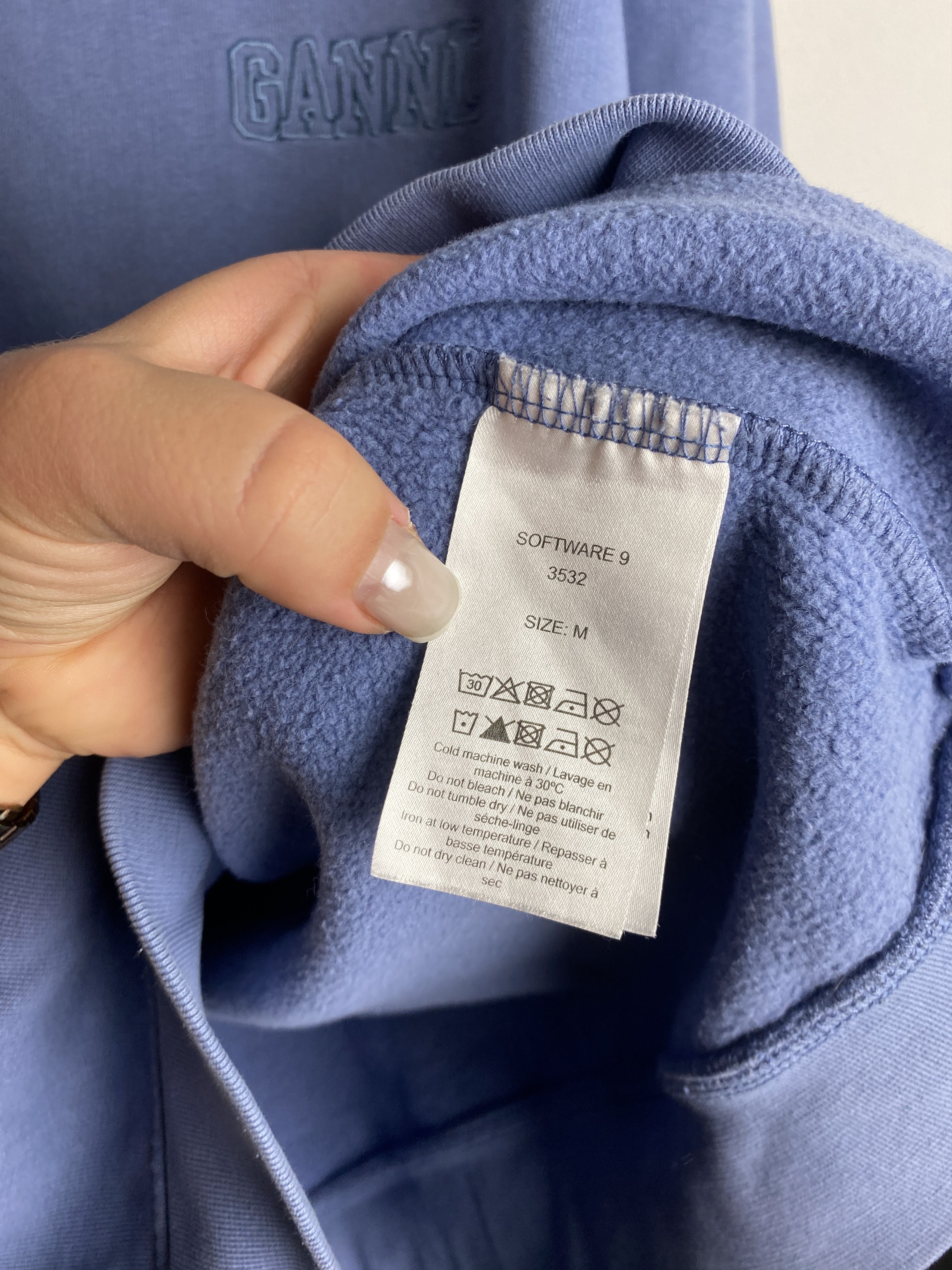 Ganni Ganni small logo sweatshirt crewneck casual scandi Size M / US 6-8 / IT 42-44 - 5 Thumbnail