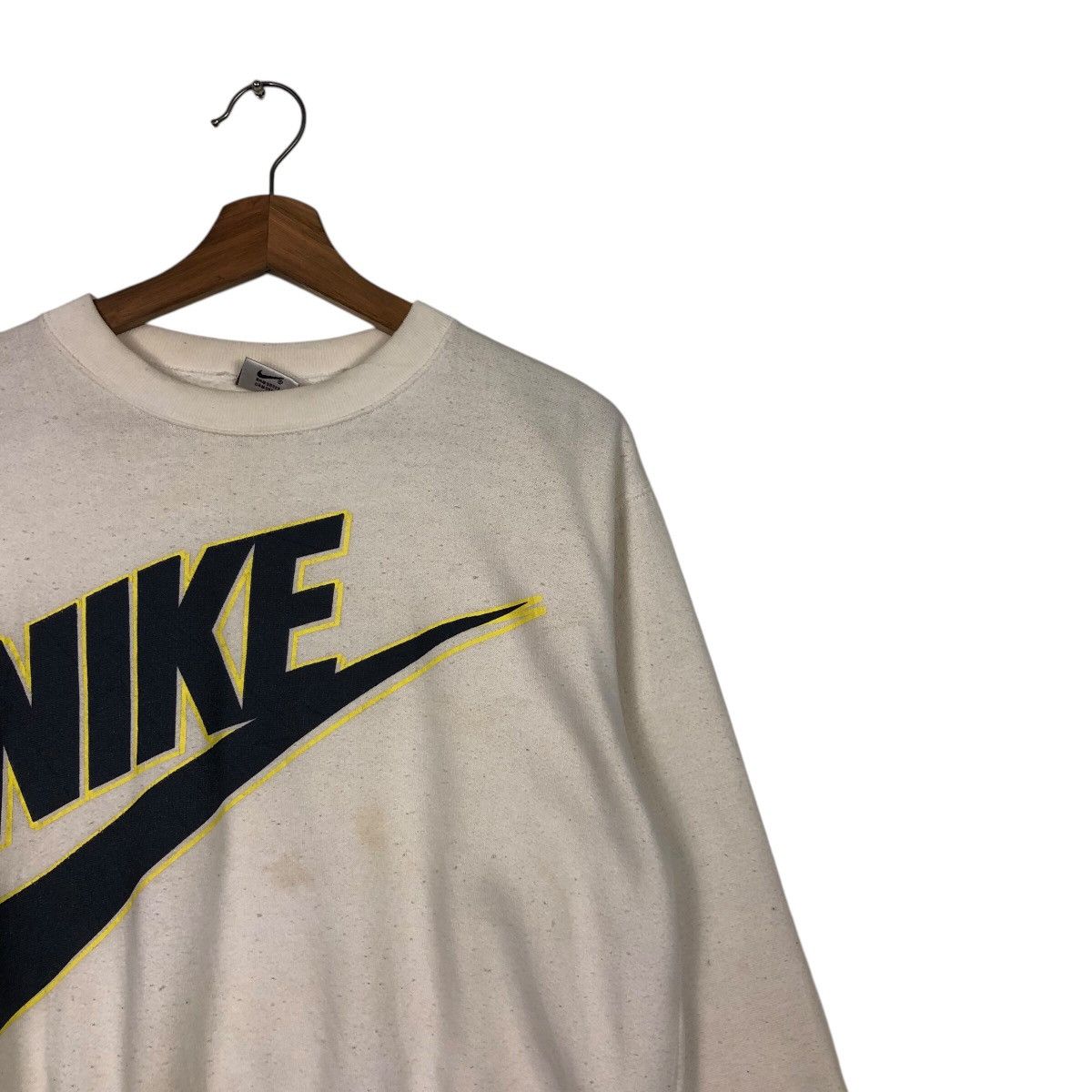 Nike 📌Vintage Nike Big Swoosh Logo Sweatshirt Crewneck Size US S / EU 44-46 / 1 - 7 Thumbnail