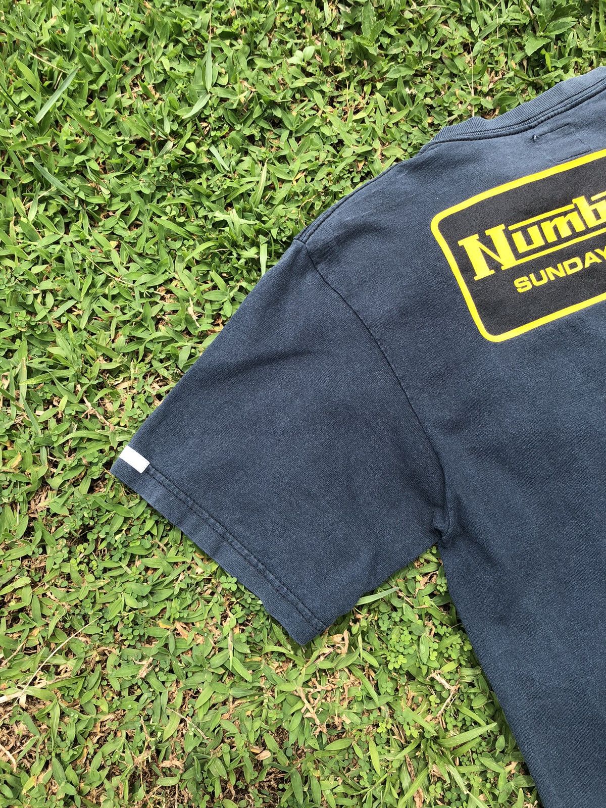 Number (N)ine Vintage Japanese Brand AW00 Number Nine Sunday Mechanic Tee Size US M / EU 48-50 / 2 - 4 Thumbnail