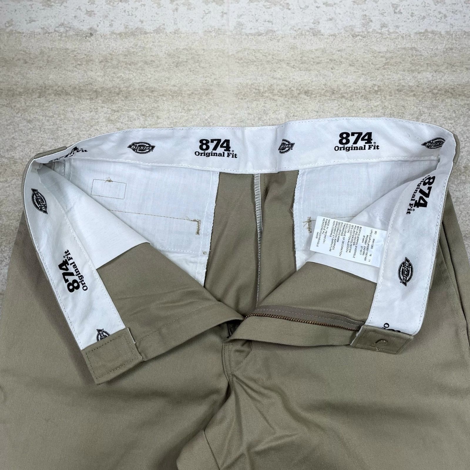 Dickies Vintage 90s Dickies Khakis Pants 874 34x29 Original Fit Tan Size US 34 / EU 50 - 4 Thumbnail