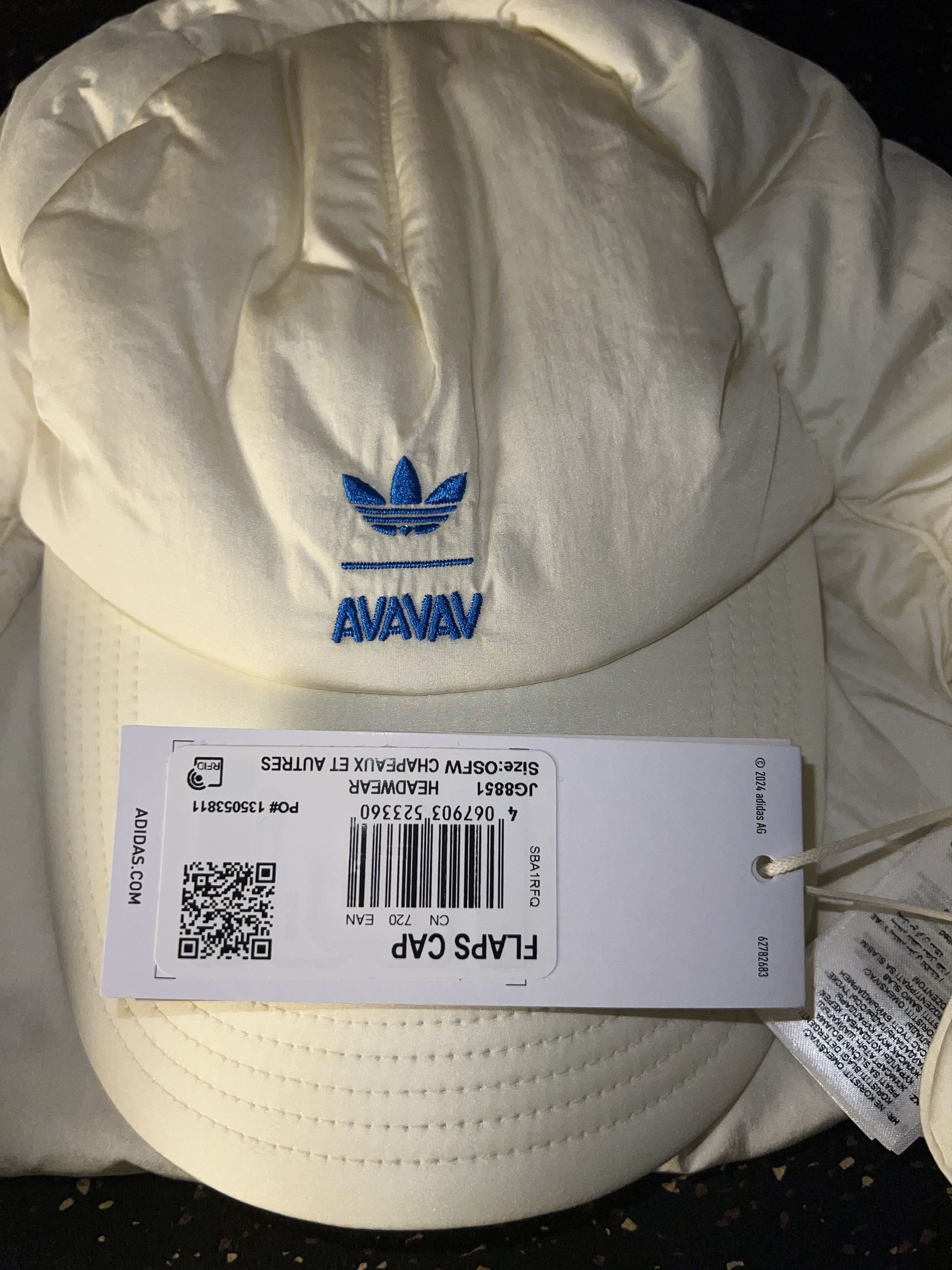 AVAVAV × Adidas Avavav Finger Cap Cream White Size ONE SIZE - 2 Thumbnail