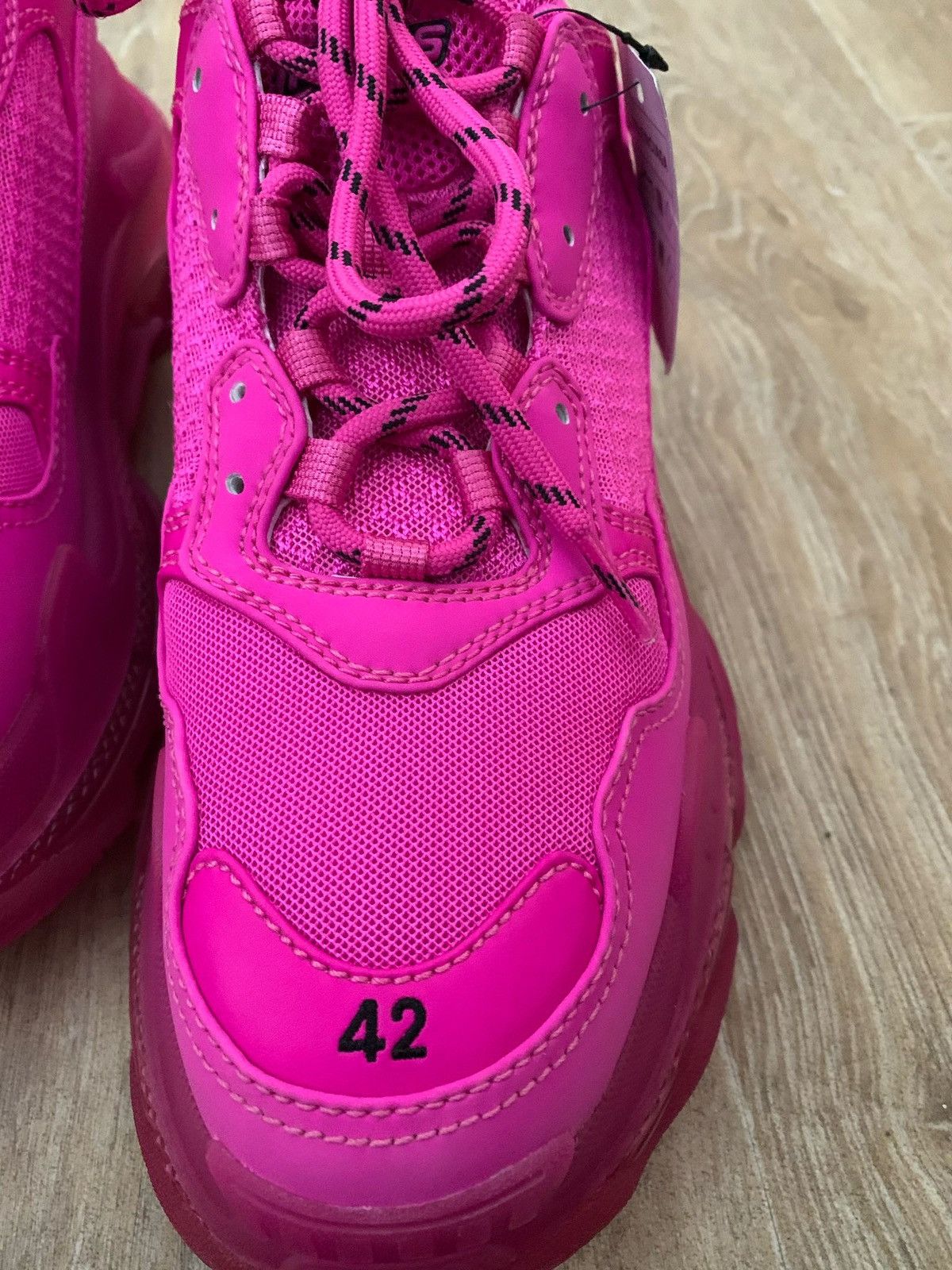 Balenciaga *RARE* Balenciaga Pink Triple S Clearsole Sz.42 Size US 12 / IT 42 - 3 Thumbnail