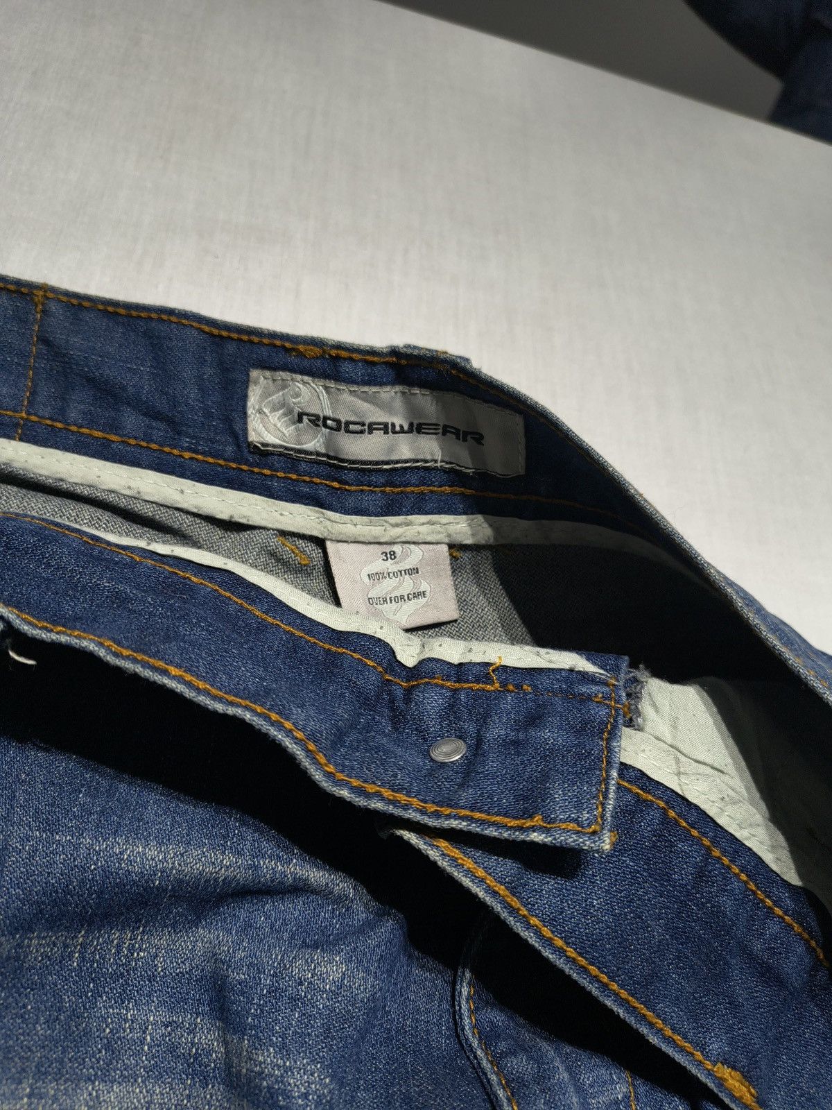 Southpole CRAZY EMROIDERED ROCAWEAR JEANS 🥵🥵(024) Size US 38 / EU 54 - 13 Thumbnail