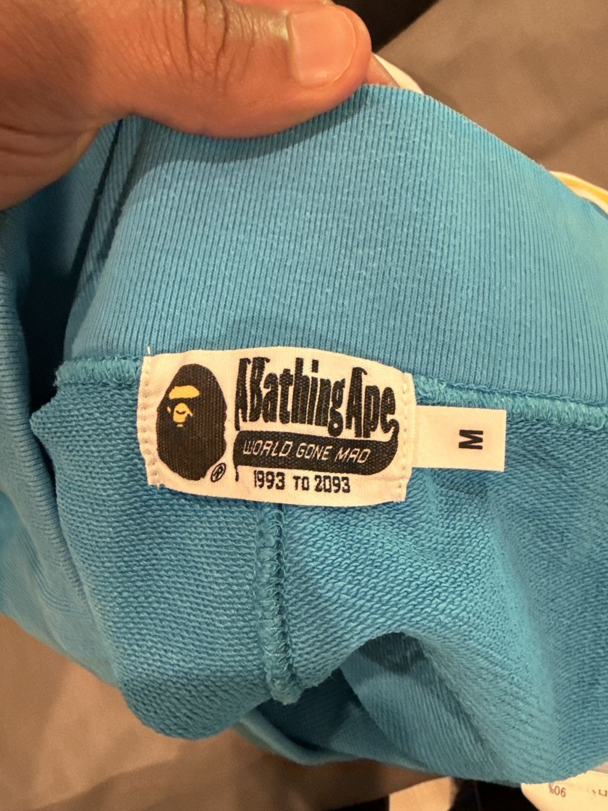 Bape Bape Shark Basketball Shorts Blue Summer Size US 32 / EU 48 - 7 Thumbnail