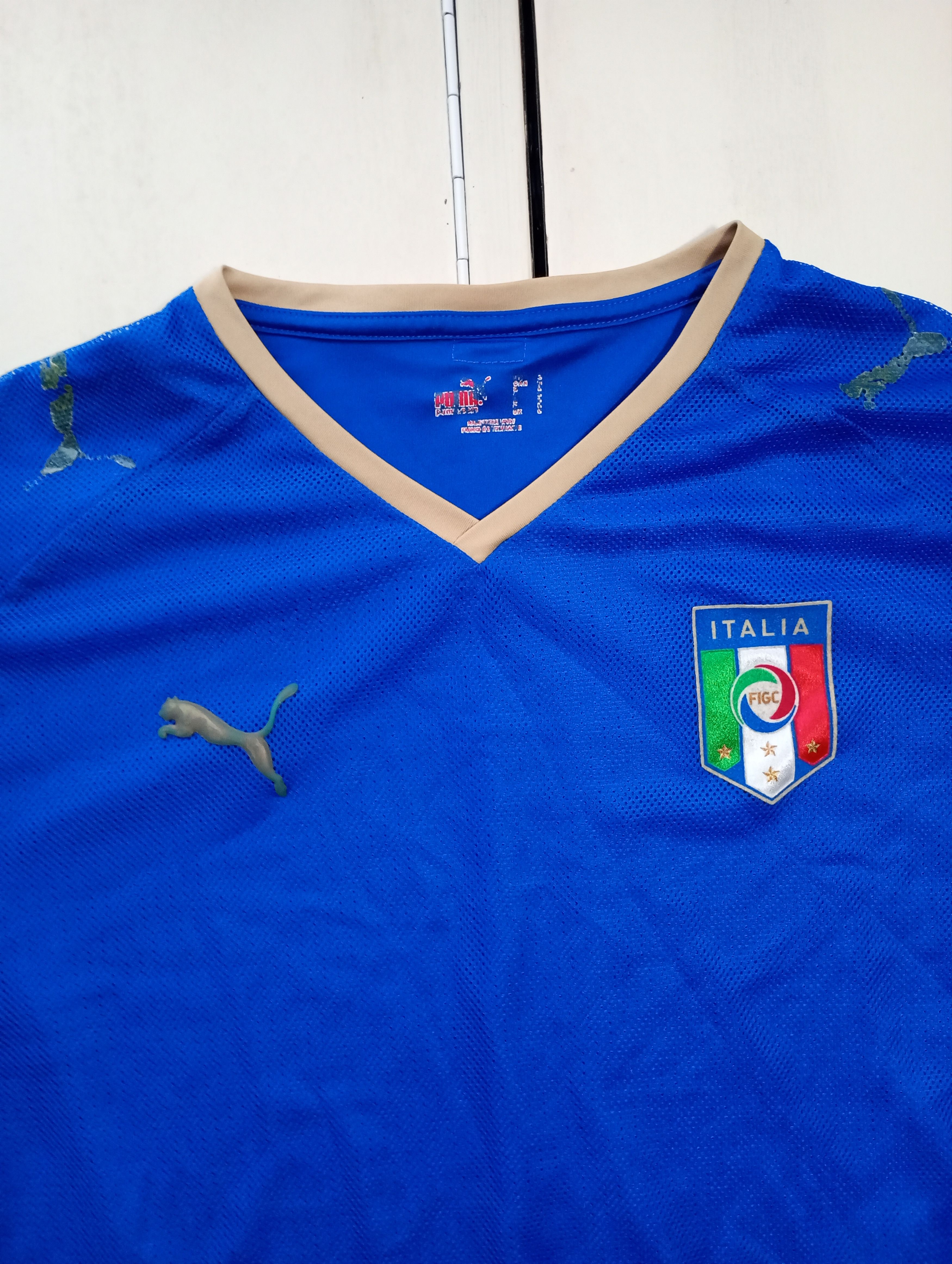 Puma Puma Italy Home Jersey 2007-2009 Size US L / EU 52-54 / 3 - 6 Thumbnail