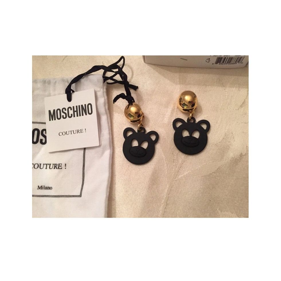 Moschino AW15 Moschino Jeremy Scott Teddy Bear Clip On Earrings Size ONE SIZE - 10 Thumbnail