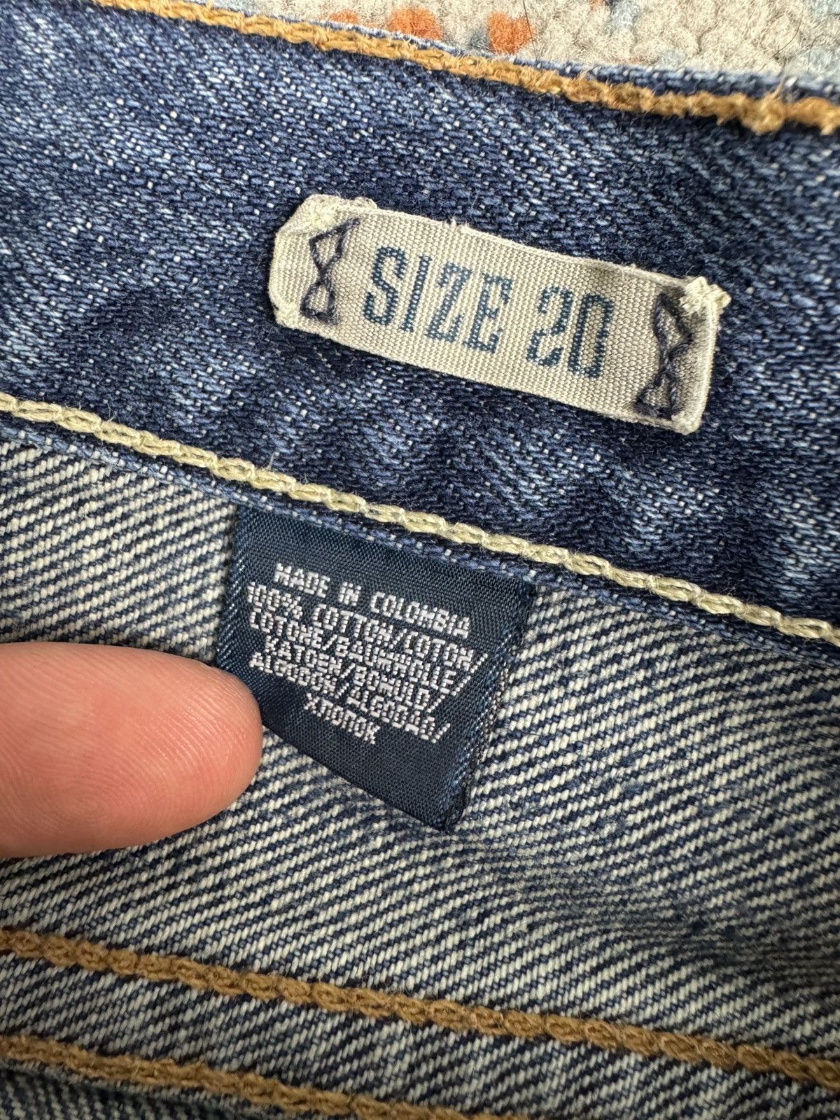Polo Ralph Lauren Vintage Y2K Polo Ralph Lauren slim fit washed denim jeans Size US 29 - 13 Thumbnail