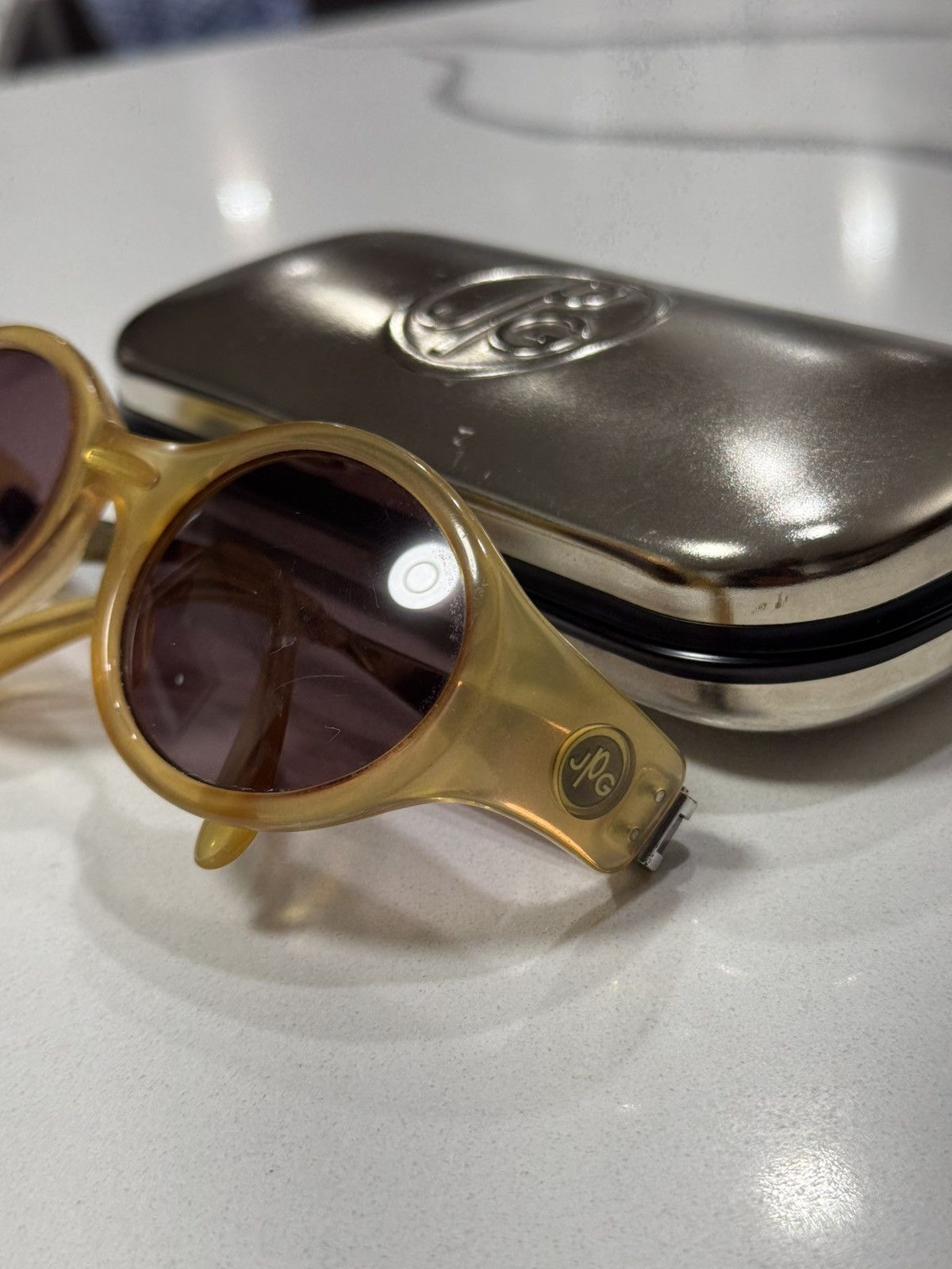 Jean Paul Gaultier VINTAGE JEAN PAUL GAULTIER 56-2272 STEAMPUNK SUNGLASSES Size ONE SIZE - 6 Thumbnail