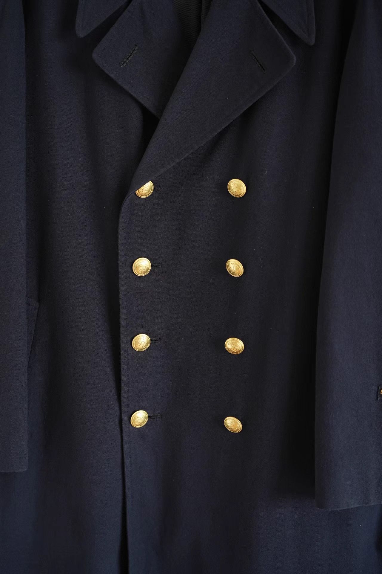 Yohji Yamamoto Yohji Yamamoto 90s Double Gold Button Coat K4 Size US L / EU 52-54 / 3 - 3 Thumbnail