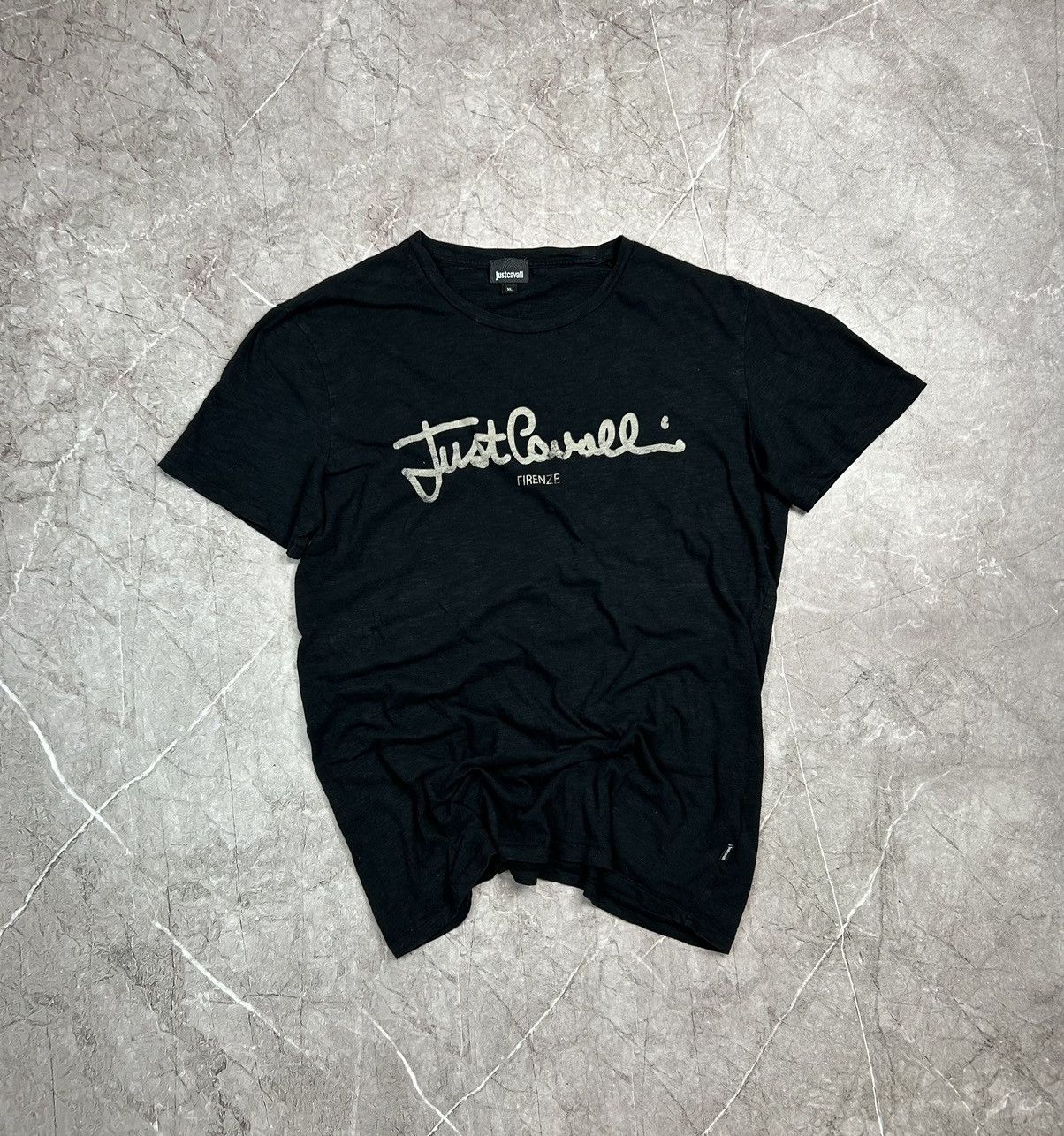 Just Cavalli × Vintage Mens Vintage Just Cavalli T-shirt luxury Size US XL / EU 56 / 4 - 1 Thumbnail