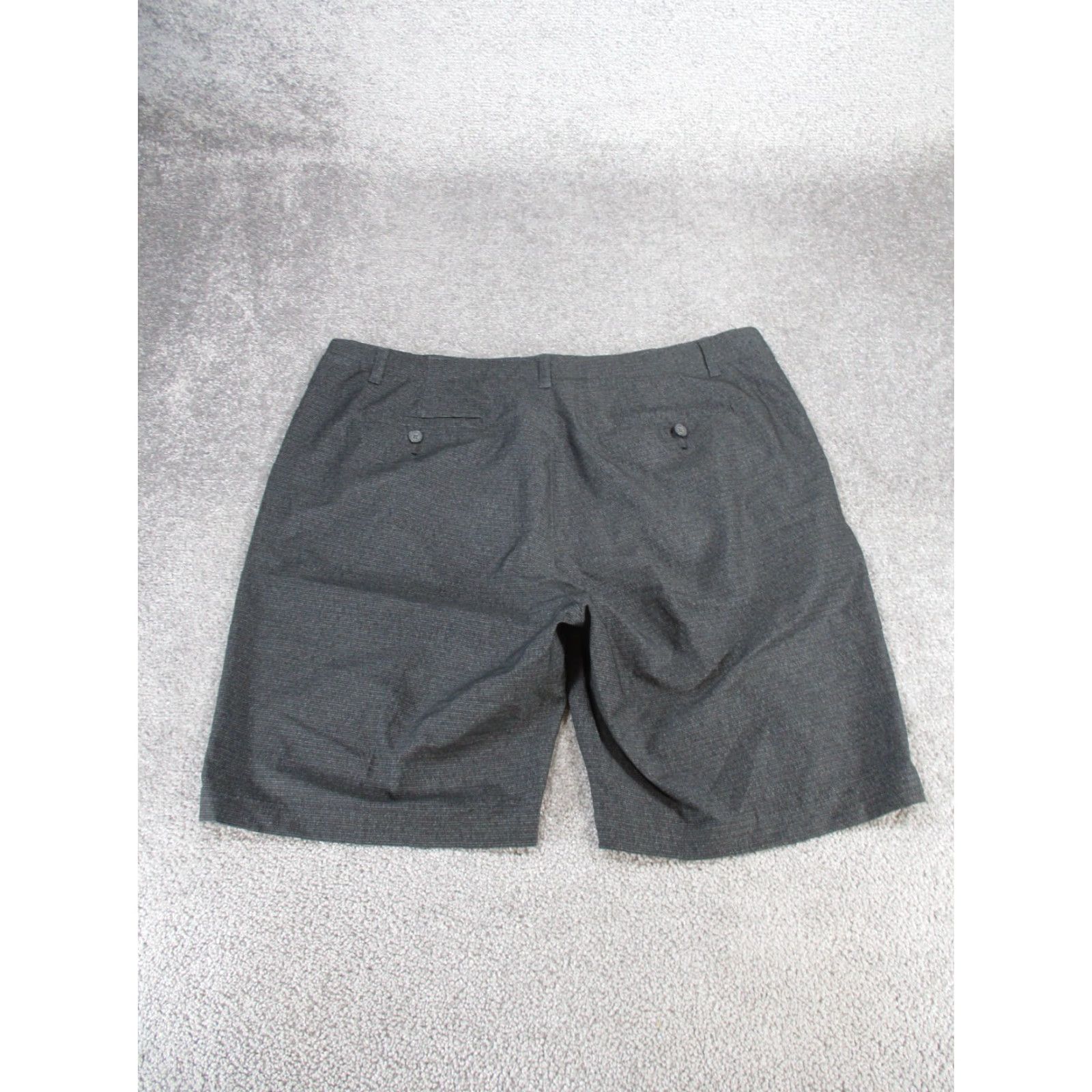 Vintage Pebble Beach Mens 40 Gray Performance Chino Shorts Beach Outdoor Casual Travel Workwear Polyester Spandex Size US 40 / EU 56 - 8 Thumbnail