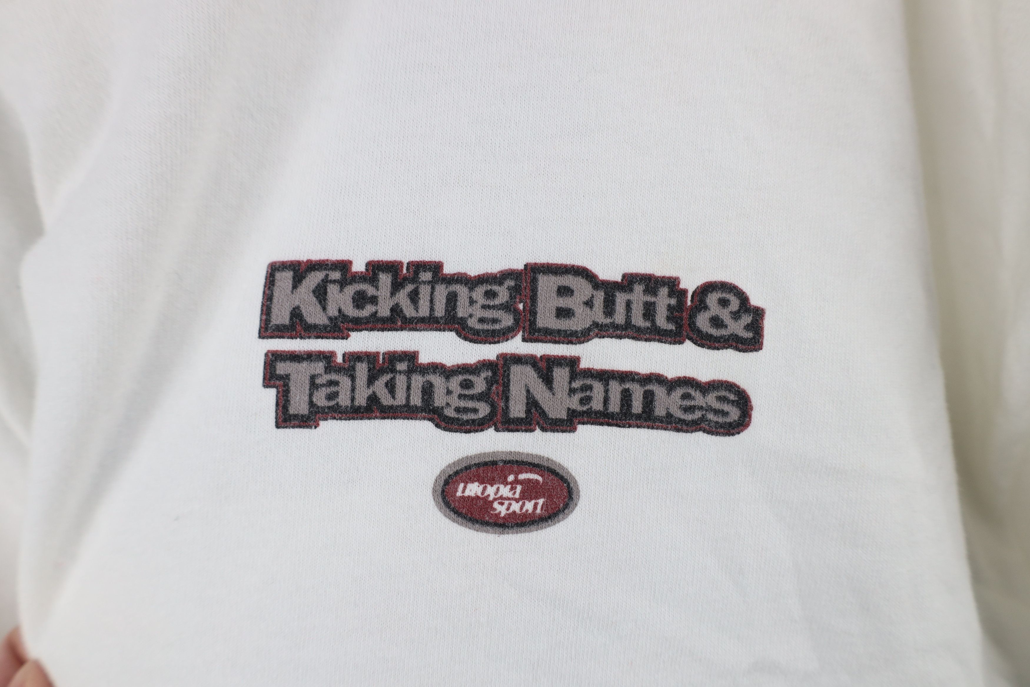 Vintage Vintage 90s and Taking Names Soccer Football T-Shirt White Size US XL / EU 56 / 4 - 4 Thumbnail