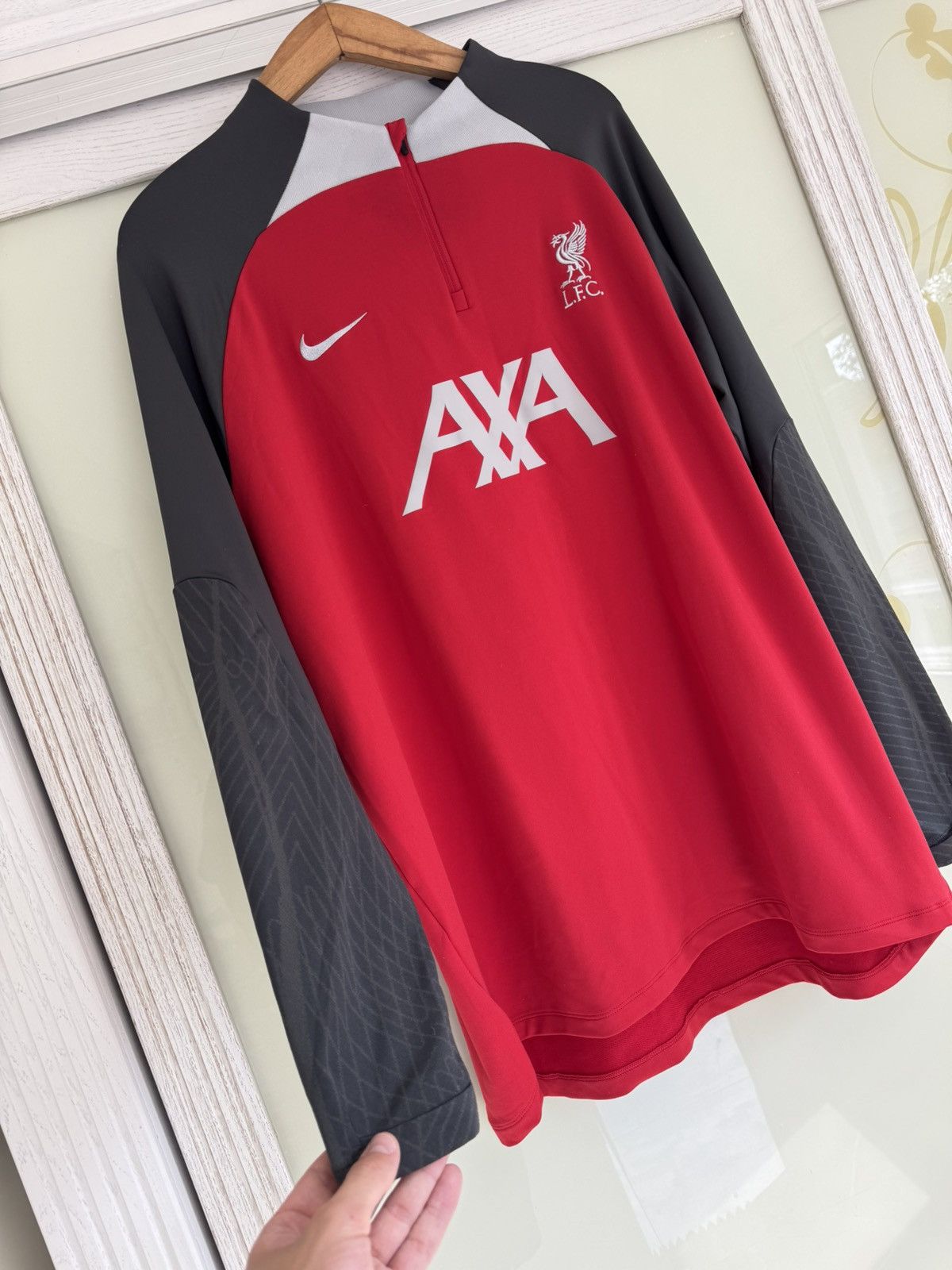 Nike Liverpool 2024-2025 Soccer Training Longsleeve Jersey Kit Size US XXL / EU 58 / 5 - 4 Thumbnail