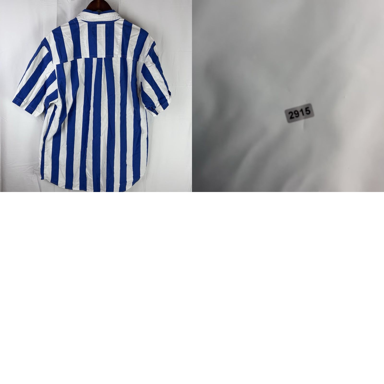 Chubbies Chubbies The Nutter Shirt Mens XL Short Sleeve Button-Up Blue White Striped Size US XL / EU 56 / 4 - 8 Thumbnail