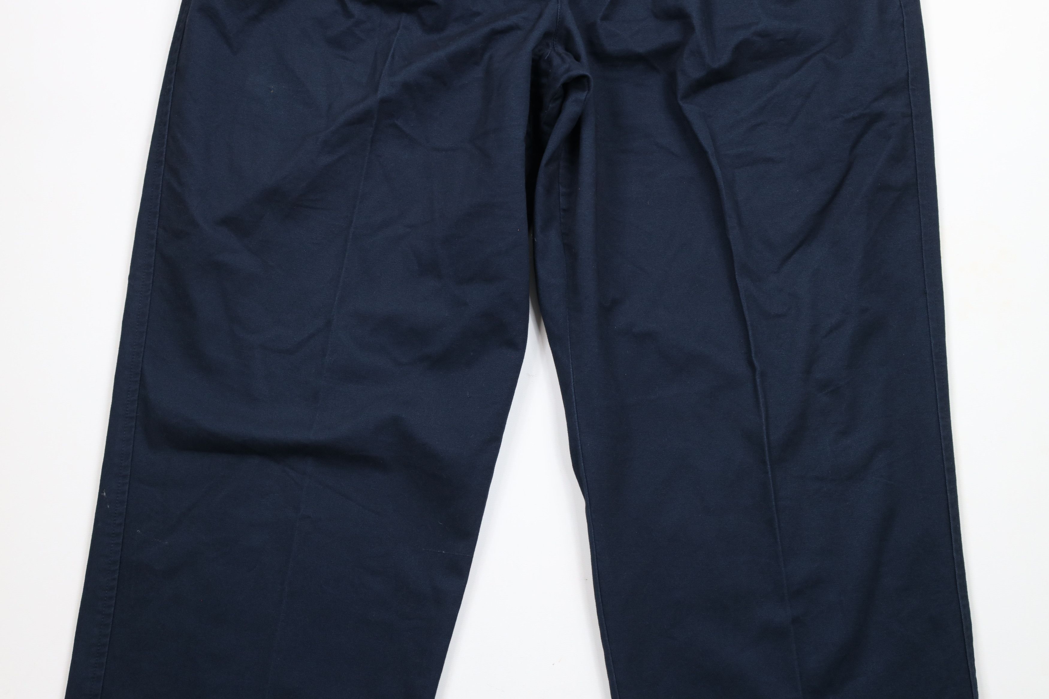 Duluth Trading Company × Valentino Duluth Trading Co Middle Management Chino Pants Navy Blue Size US 38 / EU 54 - 3 Thumbnail