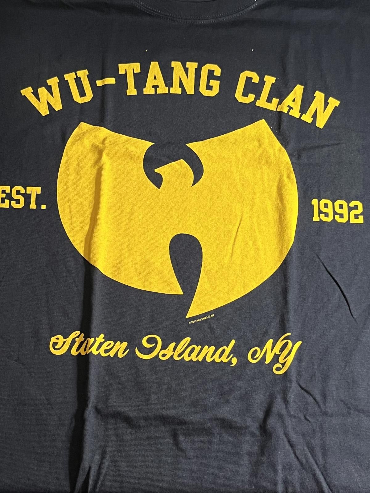 Designer Wu-Tang Clan T-shirt Staten Island NY EST. 1992 Shirt XL Size US XL / EU 56 / 4 - 3 Thumbnail
