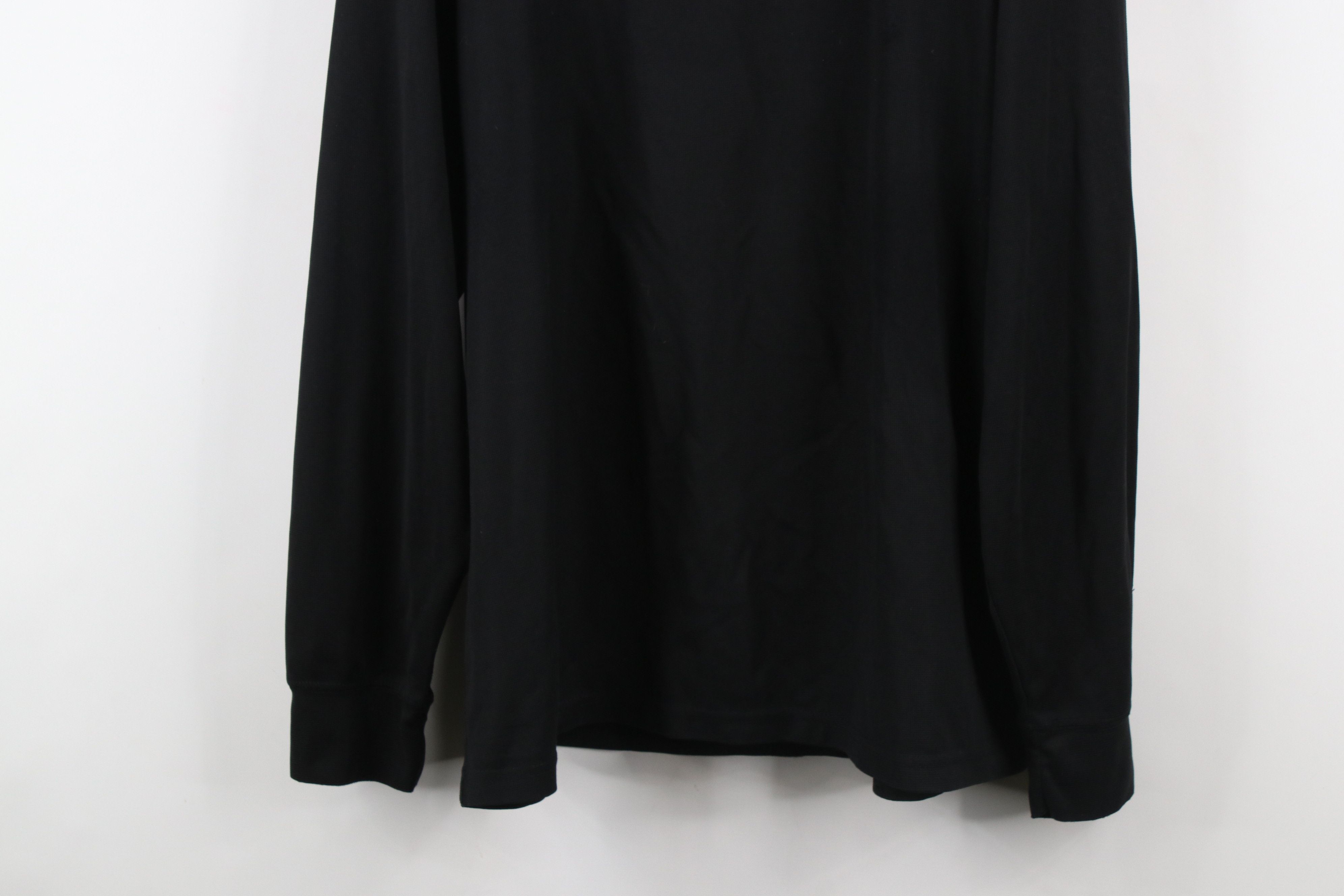 Vintage Vintage 90s Streetwear Blank Thermal Knit Mock Neck T-Shirt Size US XL / EU 56 / 4 - 3 Thumbnail