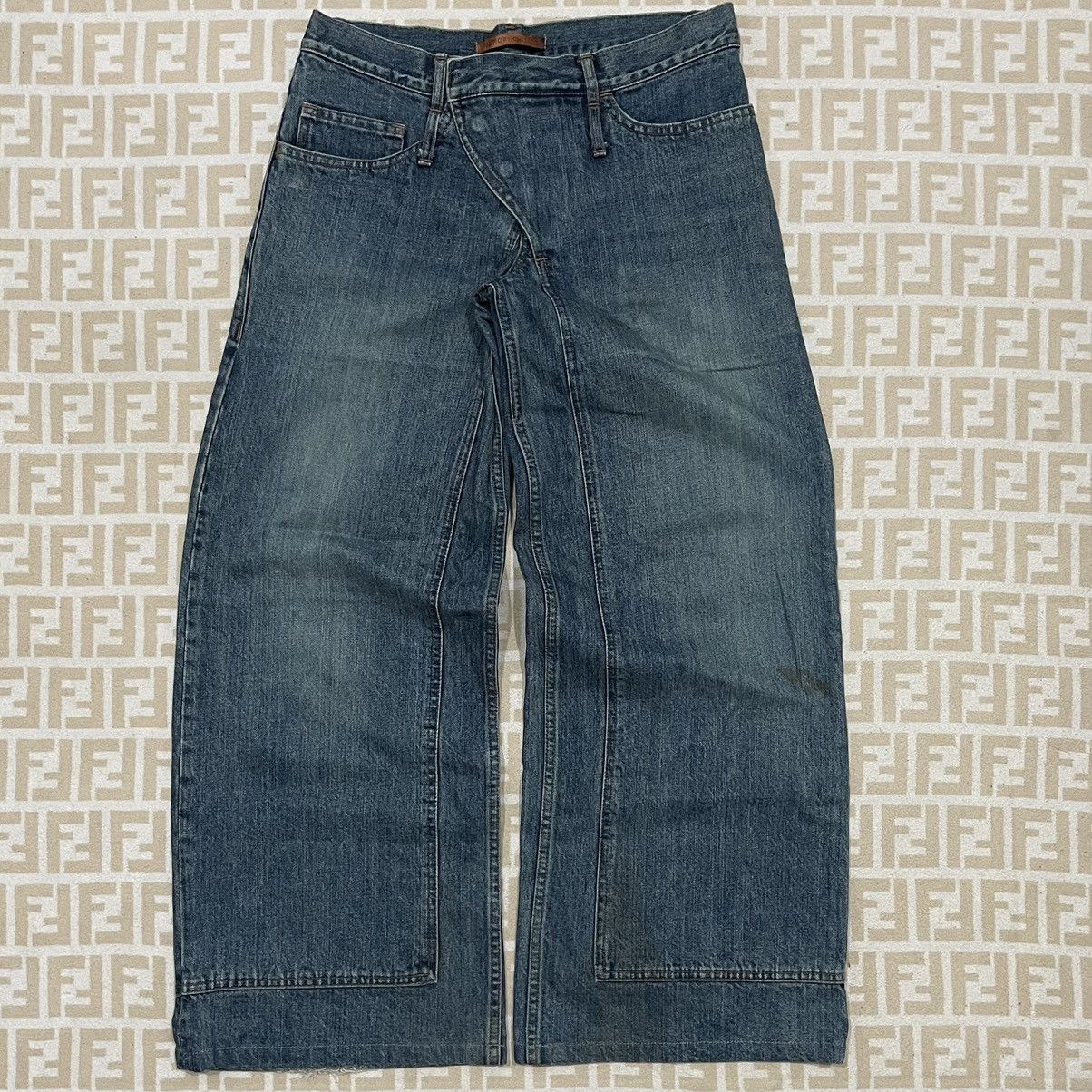 Tsumori Chisato Tsumori Chisato Double Knee Jeans Size 30" / US 8 / IT 44 - 2 Thumbnail