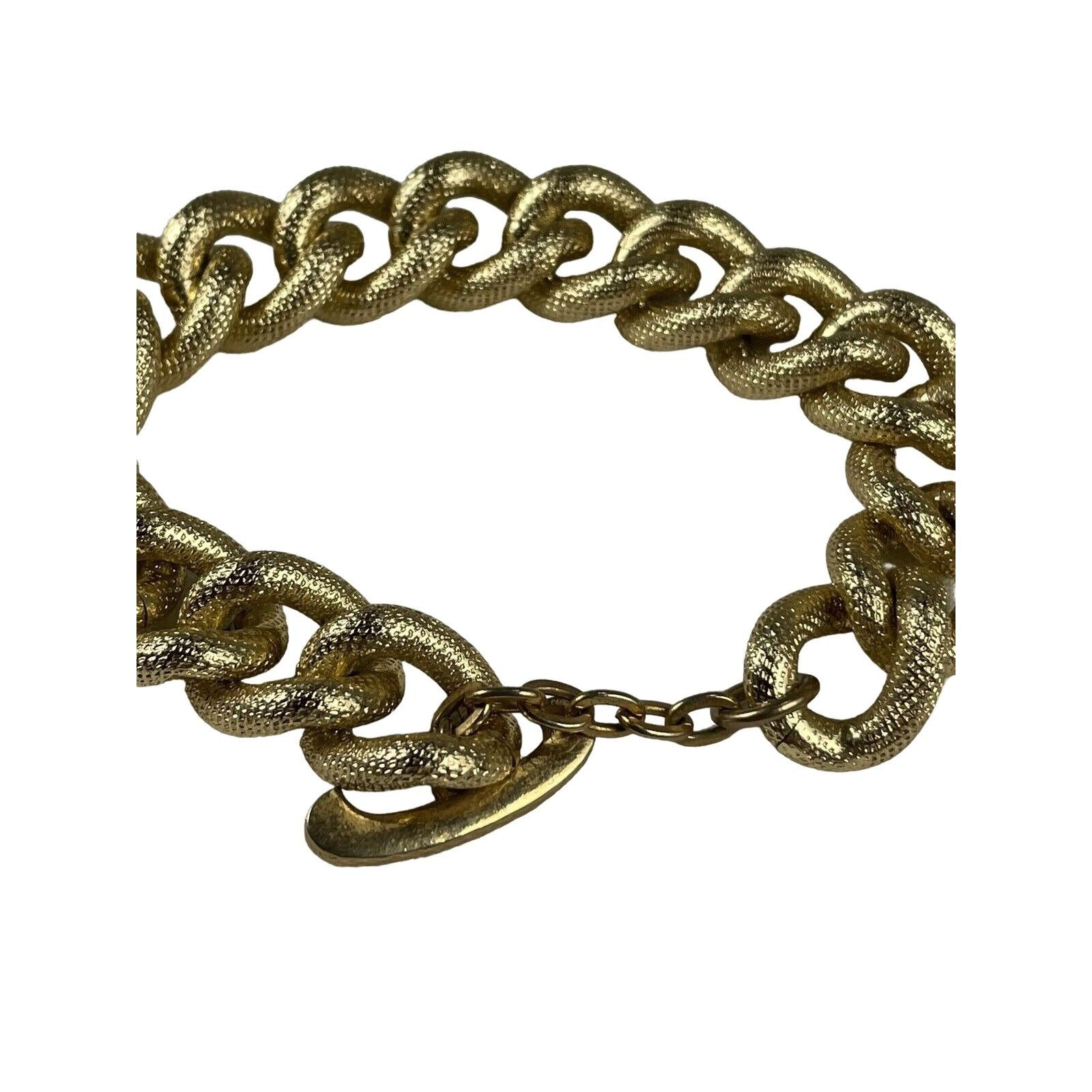 Vintage Women’s Bracelet Gold Metal Fashion Jewelry Chunky Chain Thi Size ONE SIZE - 3 Thumbnail