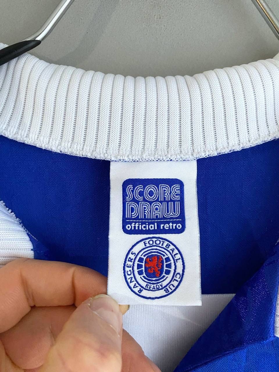 Other FC Glasgow Rangers 1996-97 Reprinted Retro Soccer Jersey XXL Size US XXL / EU 58 / 5 - 8 Thumbnail