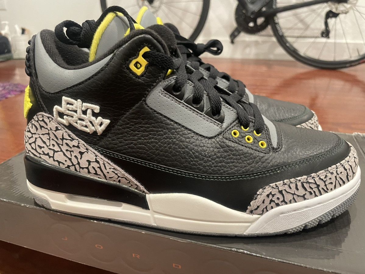 100% Authentic Jordan 3 Pitcrew lll Promo Players Pair sz 9