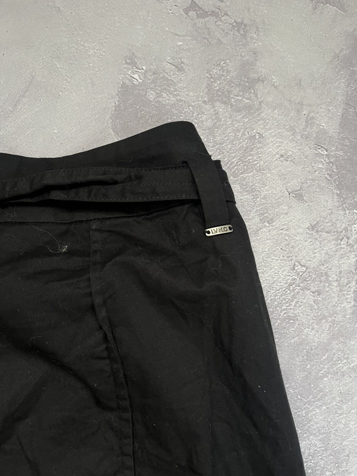 Other Ivko Cargo Pants Black With Stripe Black Size 42/XL Size 28" / US 6 / IT 42 - 10 Thumbnail