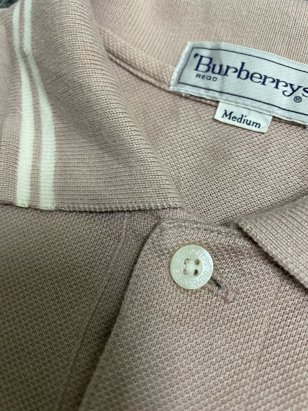 Burberry × Vintage VINTAGE BURBERRYS CRICKET TEAM POLO TEE Size US M / EU 48-50 / 2 - 7 Thumbnail