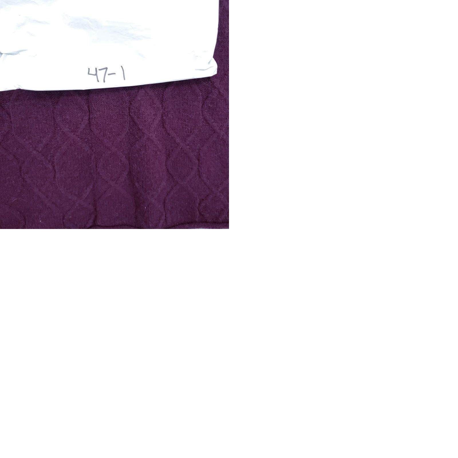 Talbots Talbots Sweater Womens XLP Purple Cable-Knit Wool Blend Crew Neck Pullover All Seasons Ladies Petite 70s? Size XL / US 12-14 / IT 48-50 - 9 Thumbnail