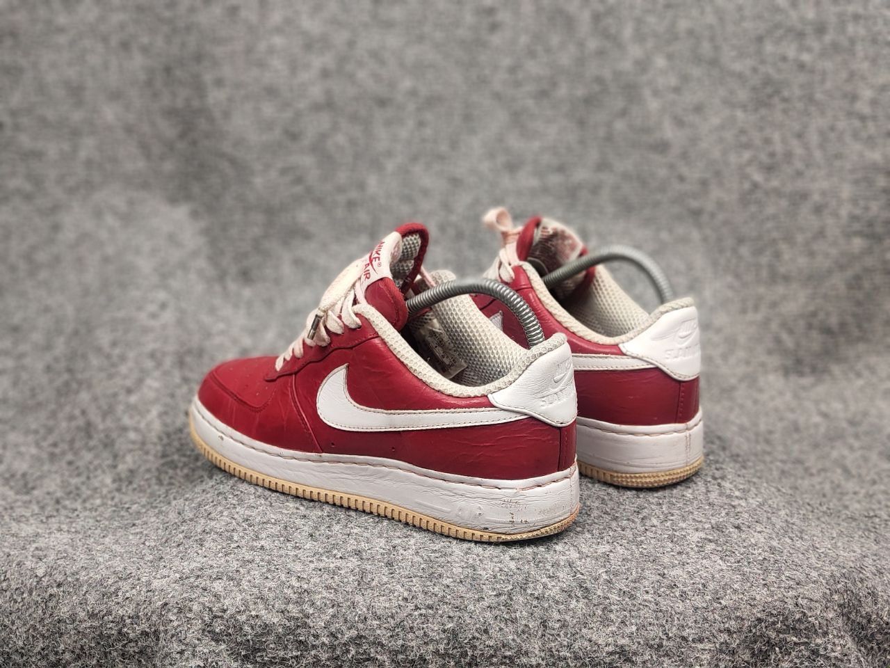 Nike Vintage Nike Air Force Slam Jam Varsity red Supreme sneakers Size US 7 / EU 40 - 12 Thumbnail
