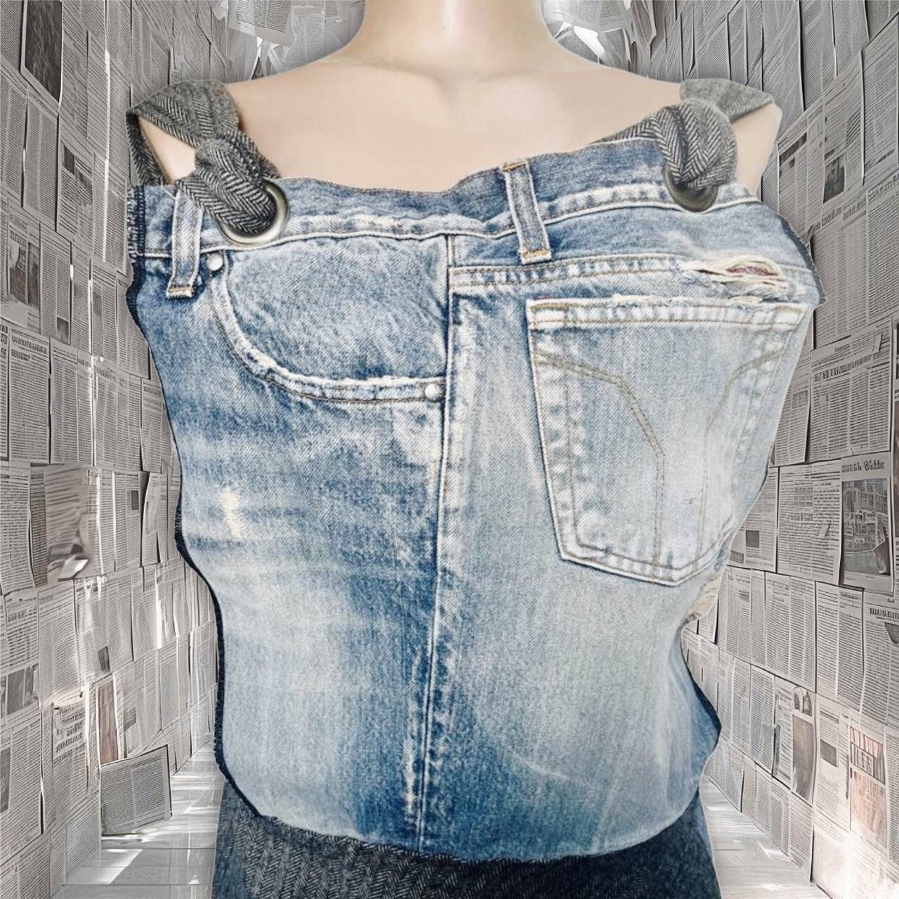 Miss Sixty Miss Sixty Vintage/Archive Patched Dress Size S / US 4 / IT 40 - 13 Thumbnail