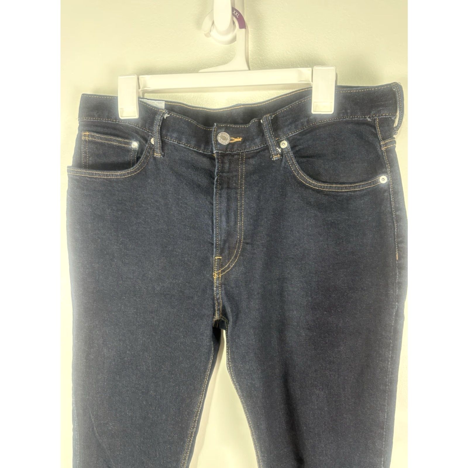 H&M H&M Dark Wash Slim Leg Ankle Jeans Men's Size 36x32 90s Preppy Size US 36 / EU 52 - 2 Thumbnail