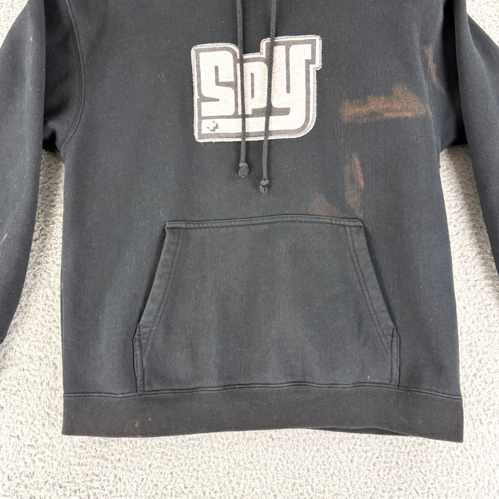 Vintage Spy Optic Heavyweight Hoodie Mens Small Black Pullover Long Sleeve USA Size US S / EU 44-46 / 1 - 4 Thumbnail