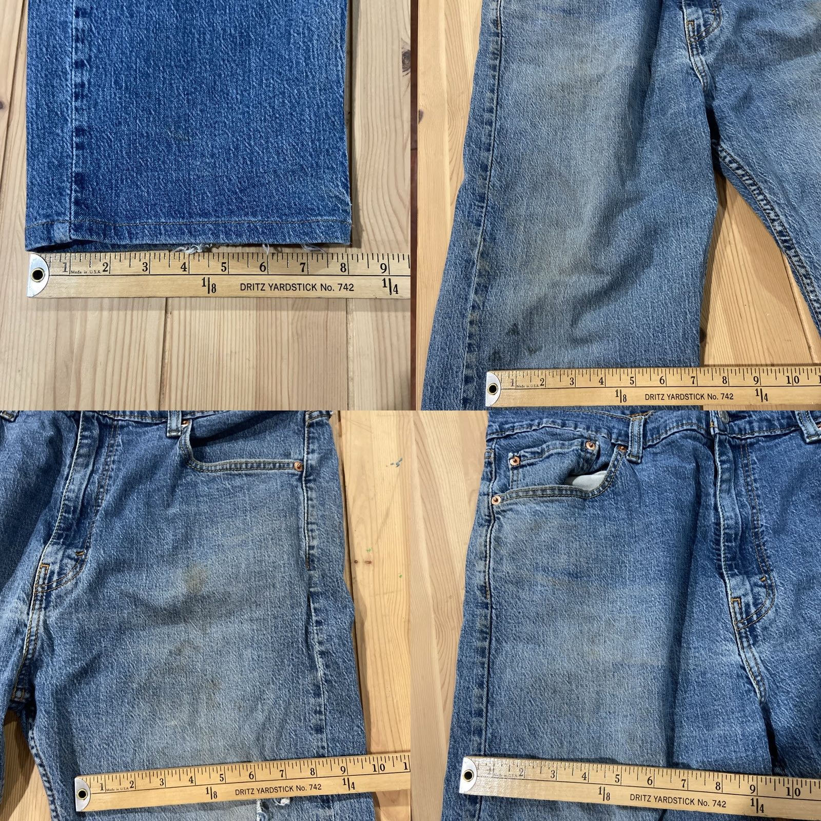 Levi's Levi's 505 Jeans MENS 38X29 Regular Straight Denim 100% Cotton Size US 38 / EU 54 - 8 Thumbnail