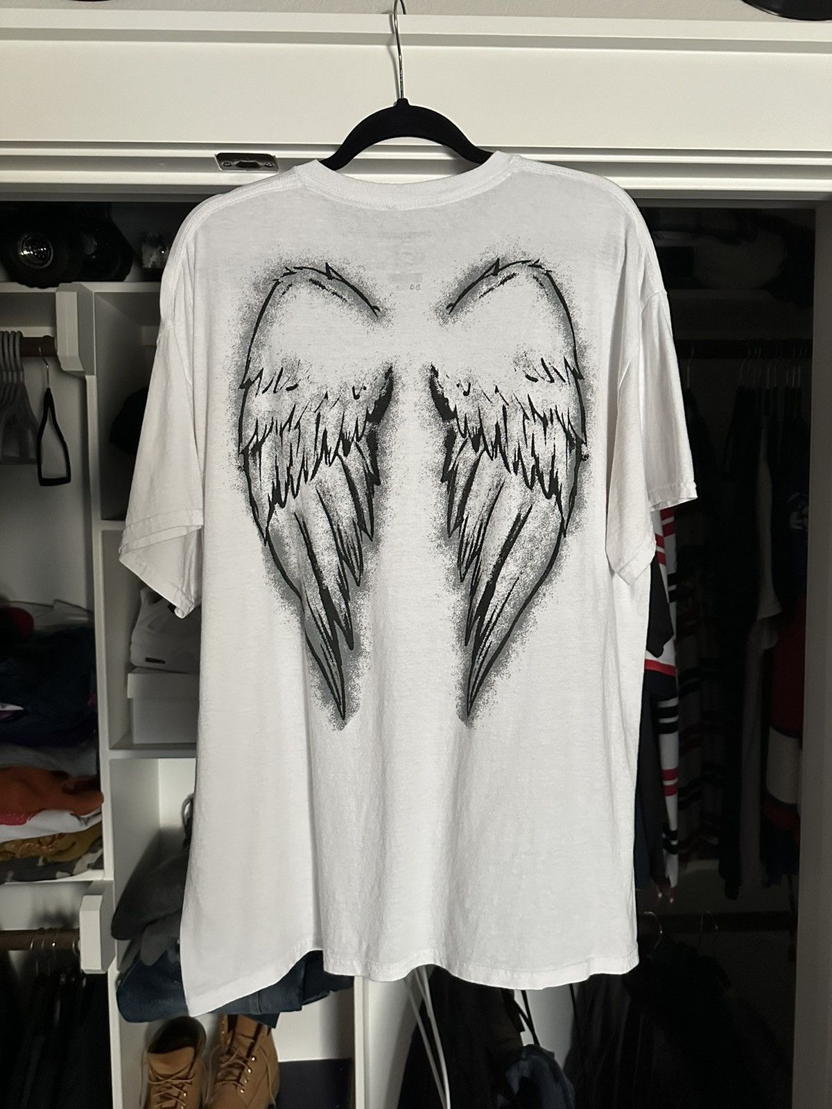 Goth Money Levi Catter DONTDODRUGS White wing tee Size US L / EU 52-54 / 3 - 2 Thumbnail
