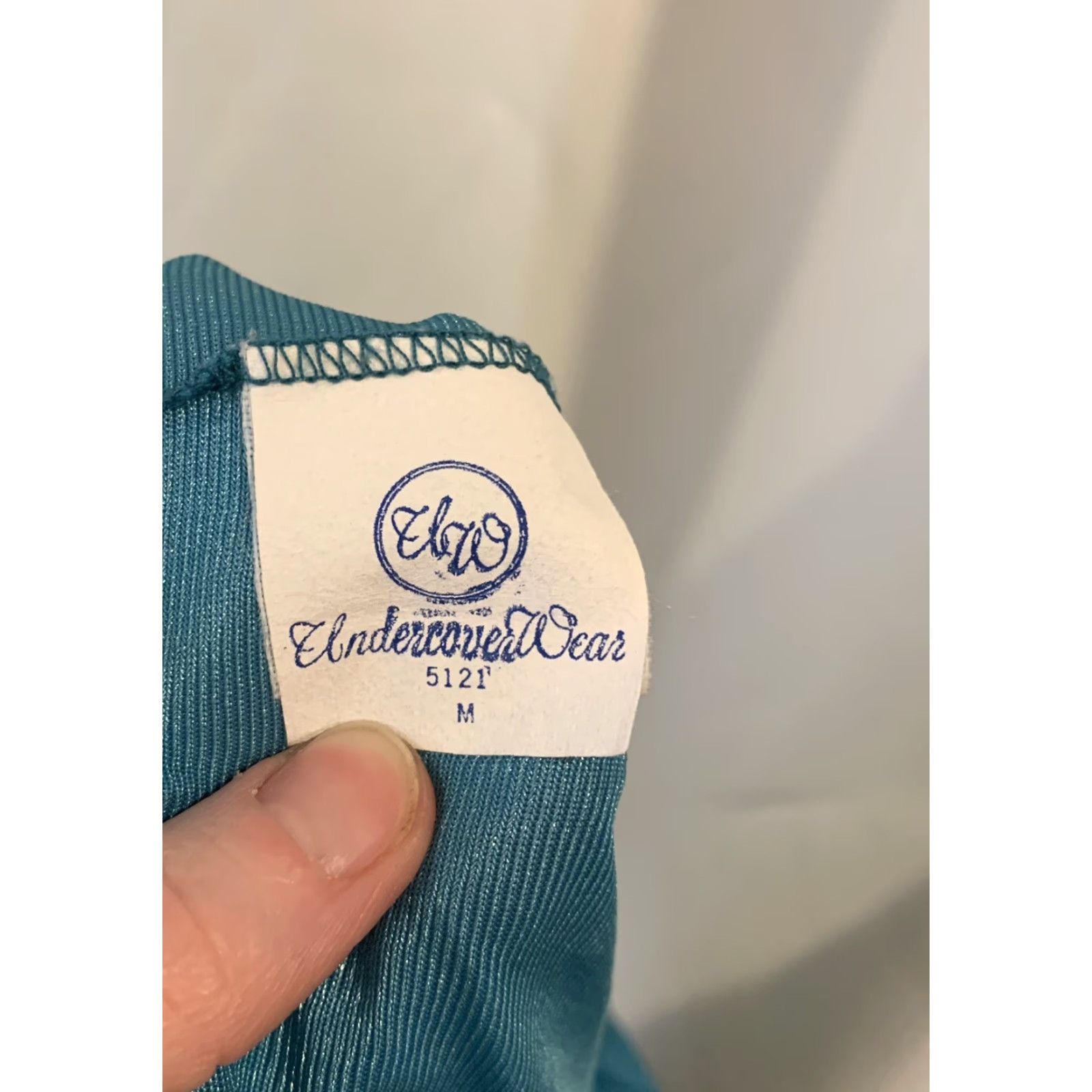 Undercover VINTAGE UndercoverWear Maxi Chemise Nightgown Slip Dress Nylon Blue M Women? (Note: avoid adding) Size M / US 6-8 / IT 42-44 - 4 Thumbnail