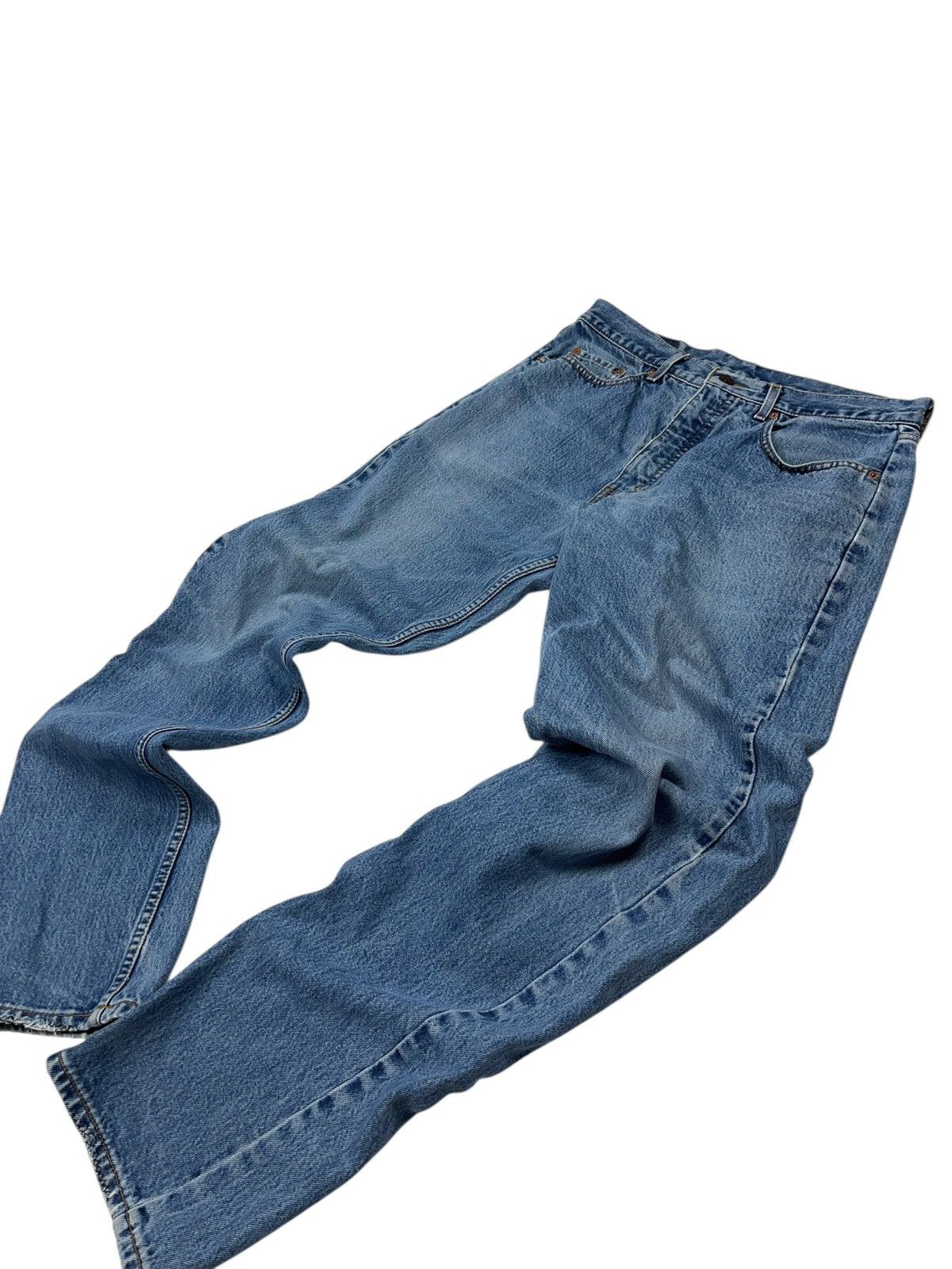 Levi's × Vintage Vintage 90s Levi’s 615 Washed Blue Denim Jeans 34x32 Size US 34 / EU 50 - 4 Thumbnail