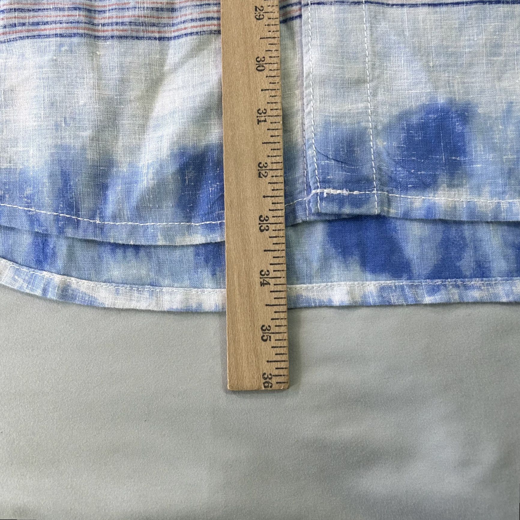 Tommy Bahama Tommy Bahama Relax Shirt Mens XL Blue Striped Linen Hawaiian Button Up Adult Size US XL / EU 56 / 4 - 6 Thumbnail