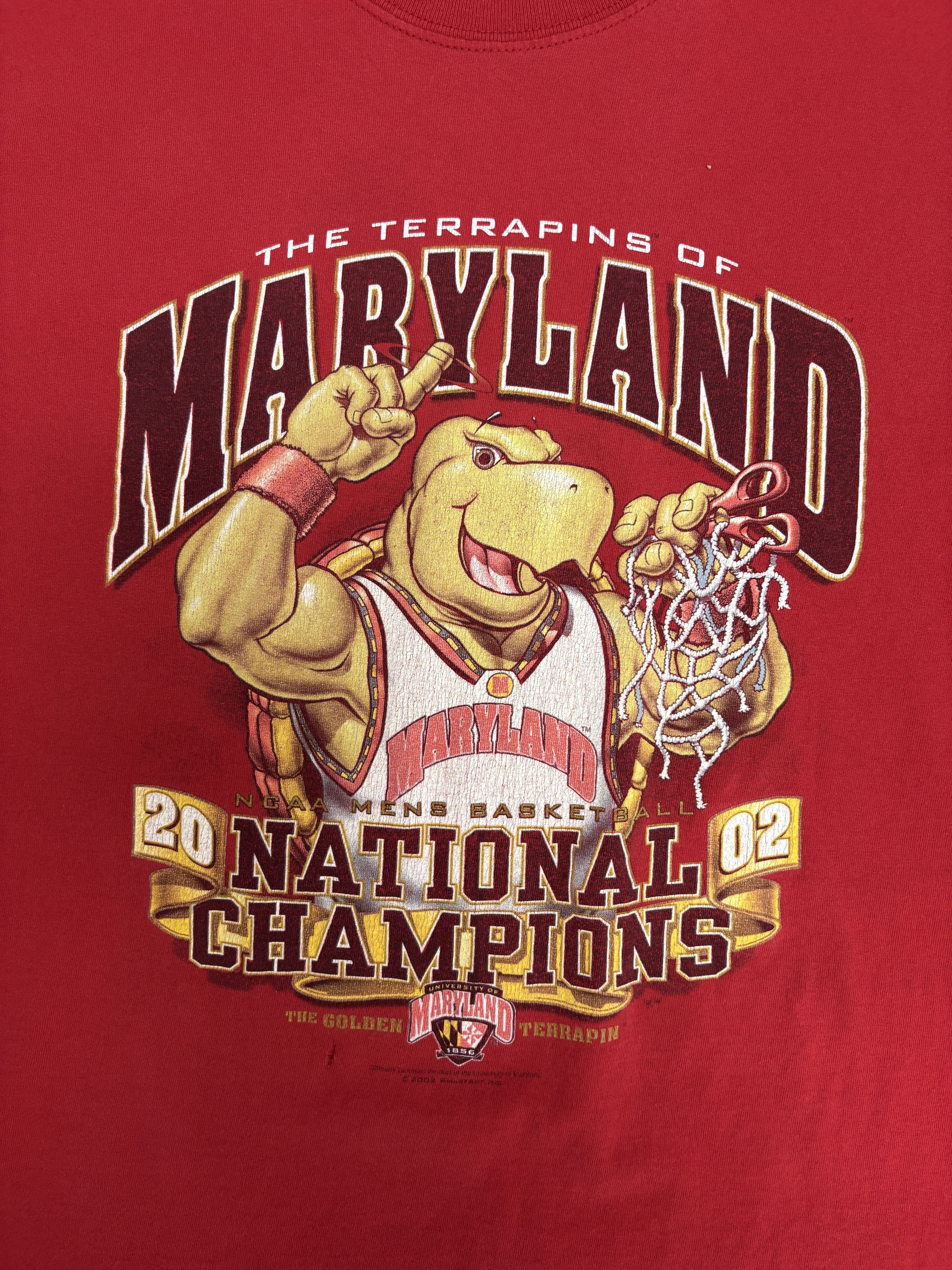 Vintage Maryland Terrapins National Champions 2002 Vintage T-Shirt Size US XL / EU 56 / 4 - 2 Thumbnail