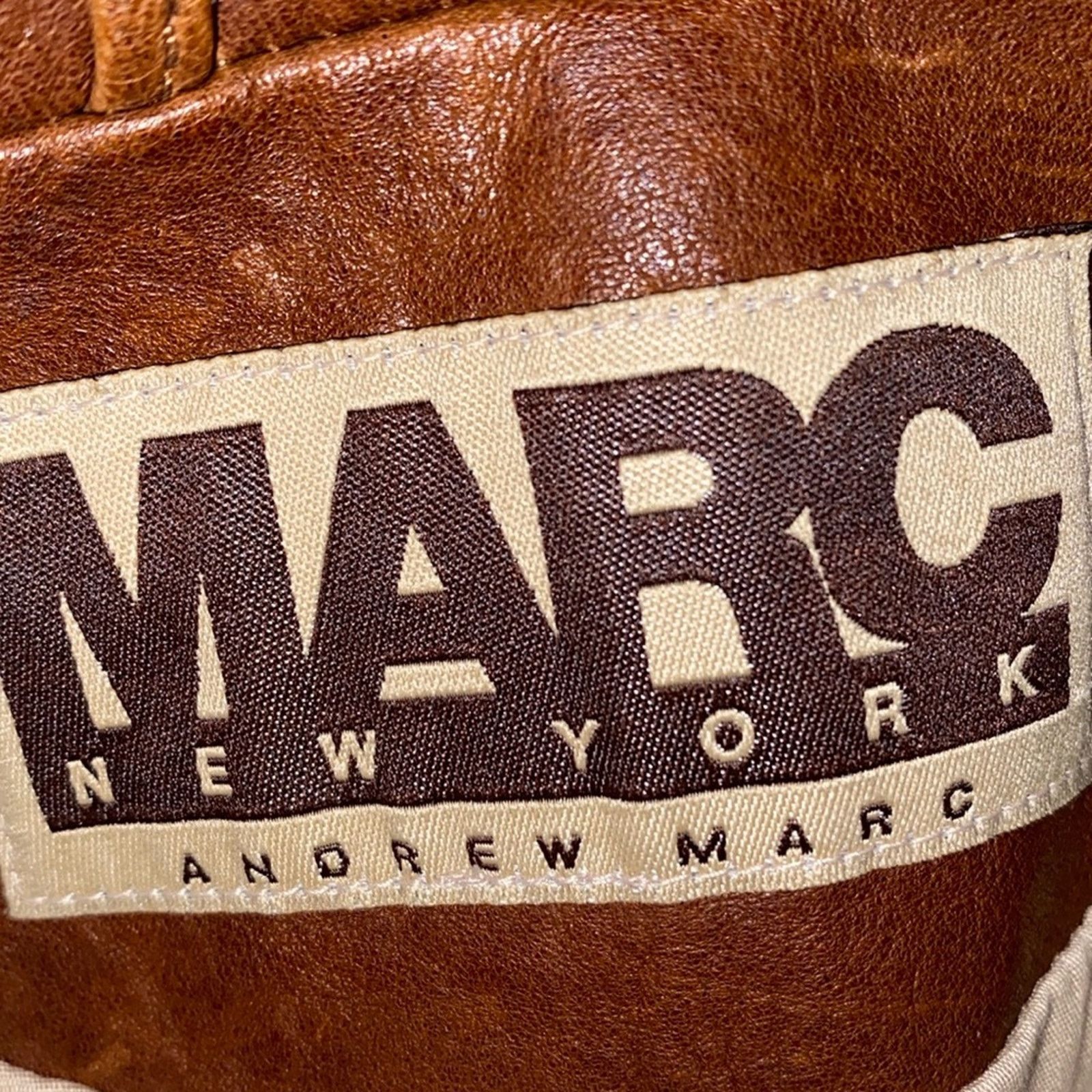 Andrew Marc Andrew Marc NY $450 Leather Cocoa Brown Biker Jacket S Size S / US 4 / IT 40 - 3 Thumbnail