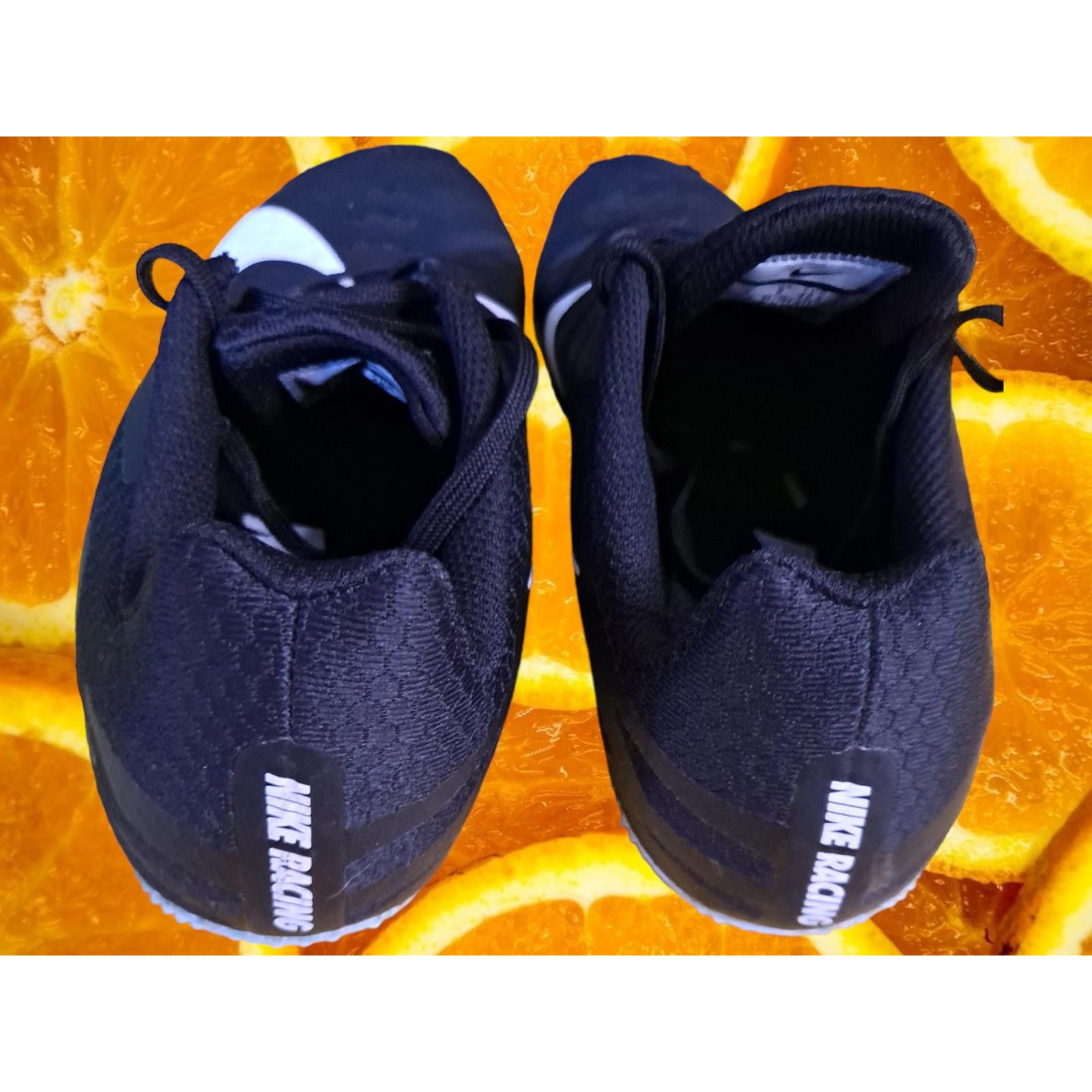 Nike Nike Racing Black with White Swoosh Cleats with Bag Size 9 Size ONE SIZE - 4 Thumbnail