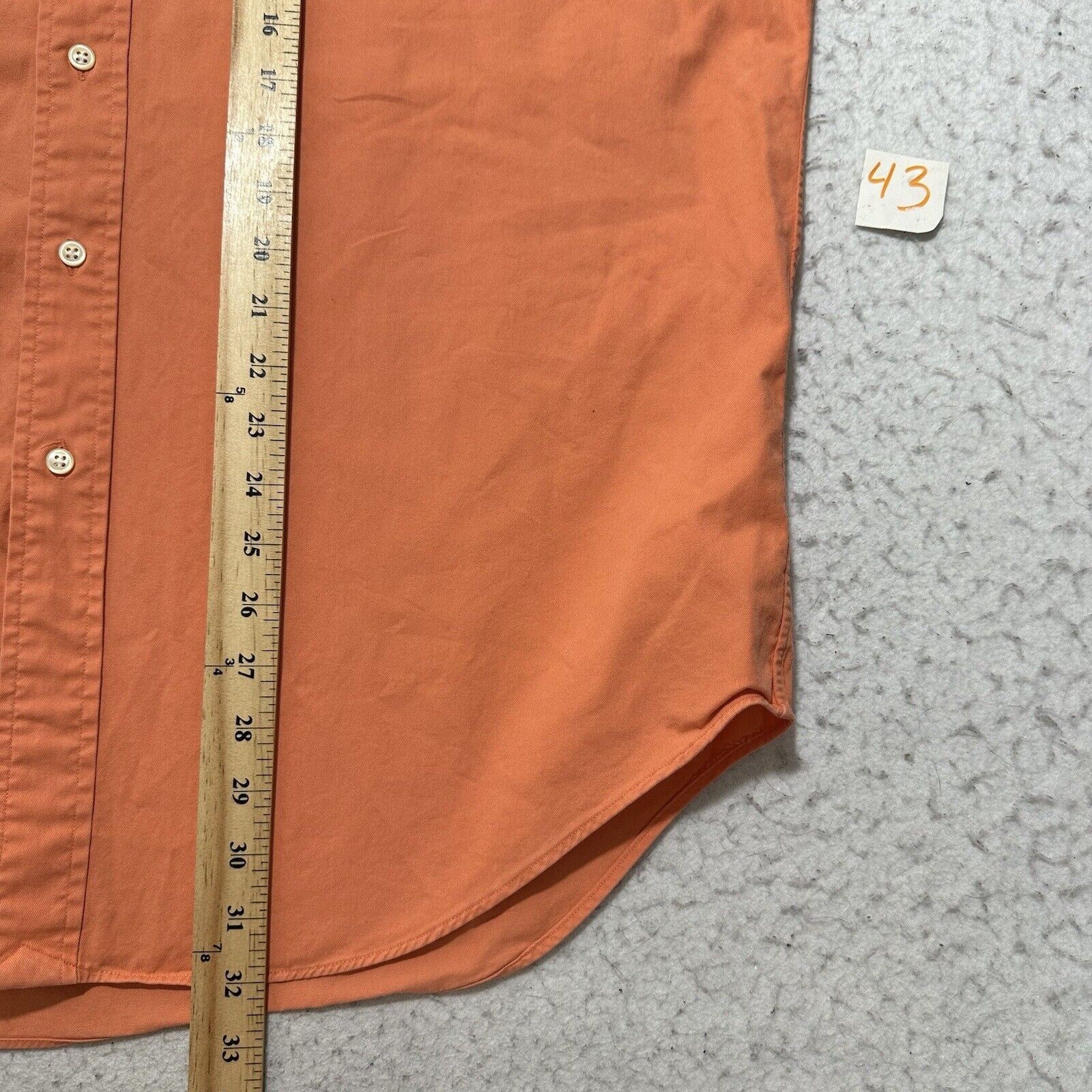 Ralph Lauren Ralph Lauren Large Blake Button Salmon Orange Dress Shirt Size US L / EU 52-54 / 3 - 8 Thumbnail