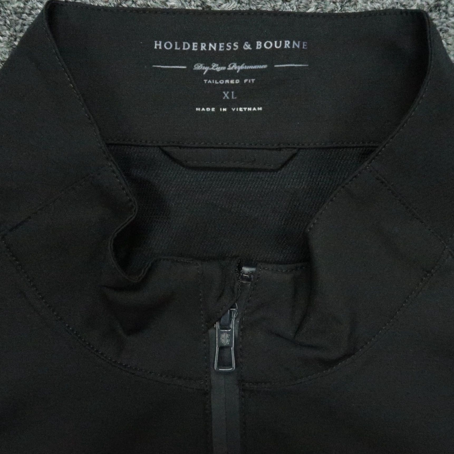 Vintage **Black Holderness & Bourne Mens XL Jacket Mid-Length Zip Pockets** User: Black Holderness & Bourne Mens XL Jacket Mid-Length Zip Pockets Size US XL / EU 56 / 4 - 3 Thumbnail