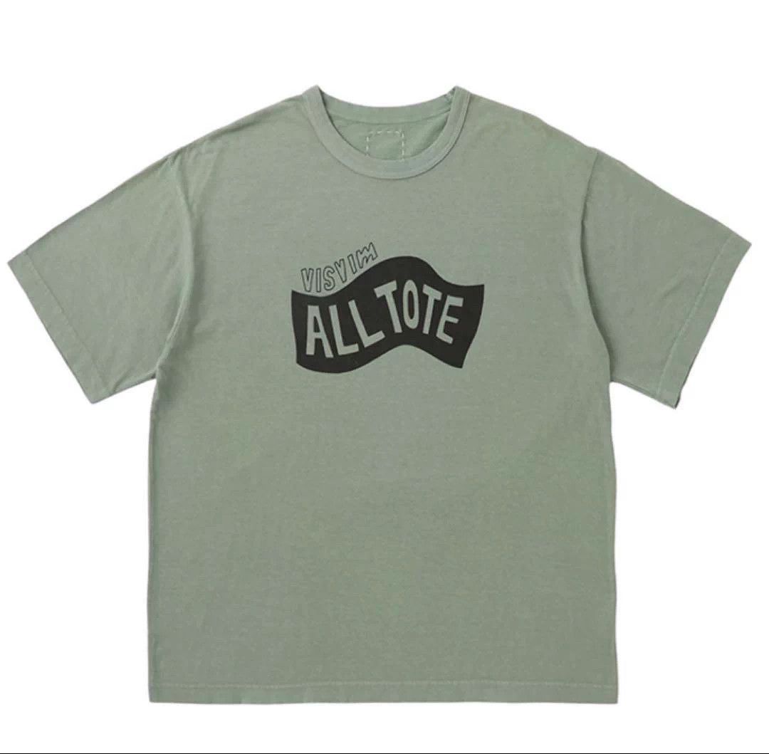 Visvim Green Short Sleeve Graphic T-Shirt Size US XL / EU 56 / 4 - 1 Thumbnail