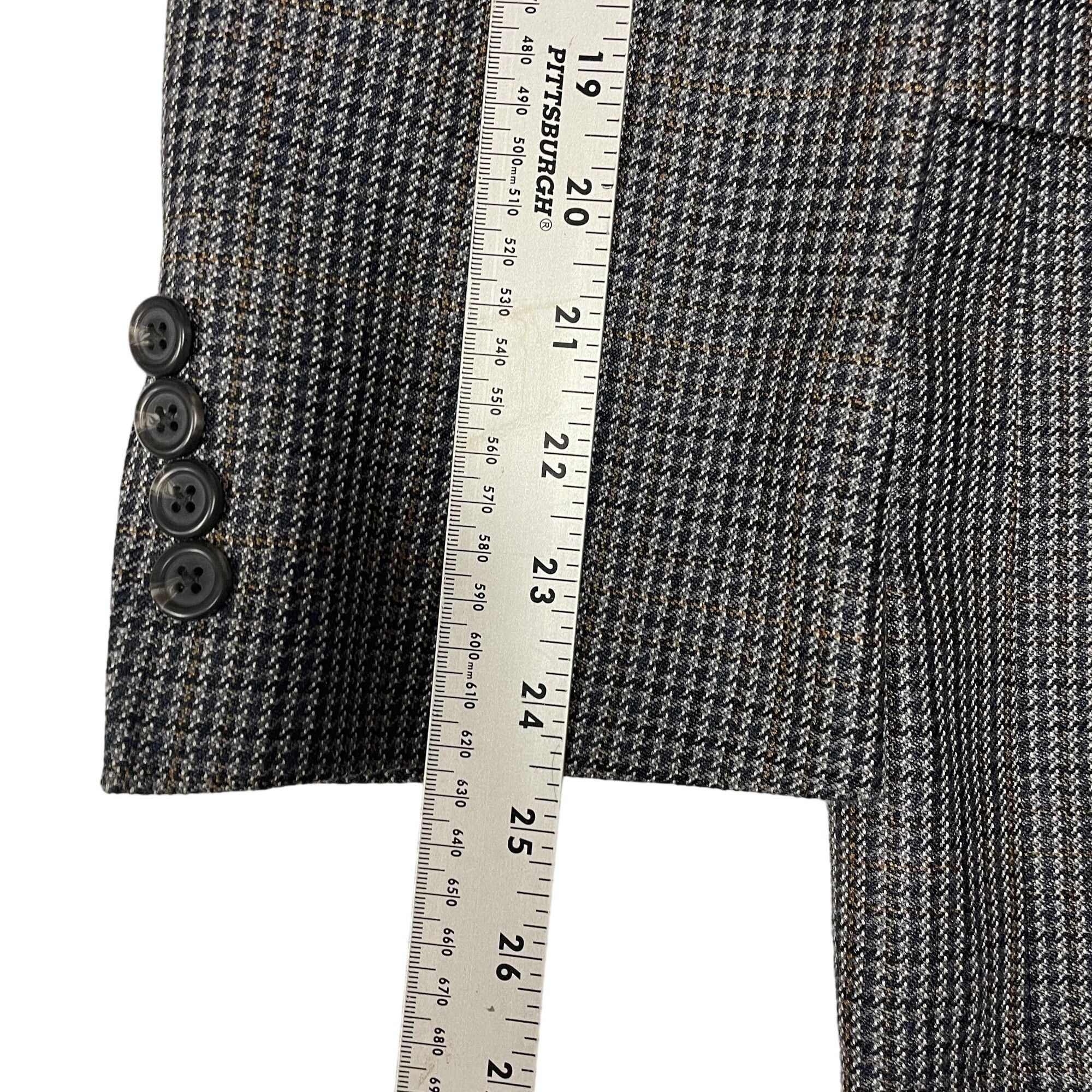 Chaps Ralph Lauren Chaps Ralph Lauren HOUNDSTOOTH Overcheck SILK Sport Coat Size 38R - 9 Thumbnail