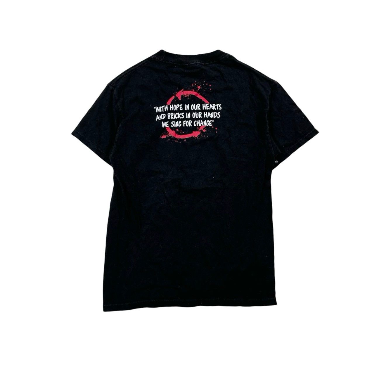 Vintage Vintage 00s Rise Against Big Print Graphic T Shirt Size US S / EU 44-46 / 1 - 4 Thumbnail